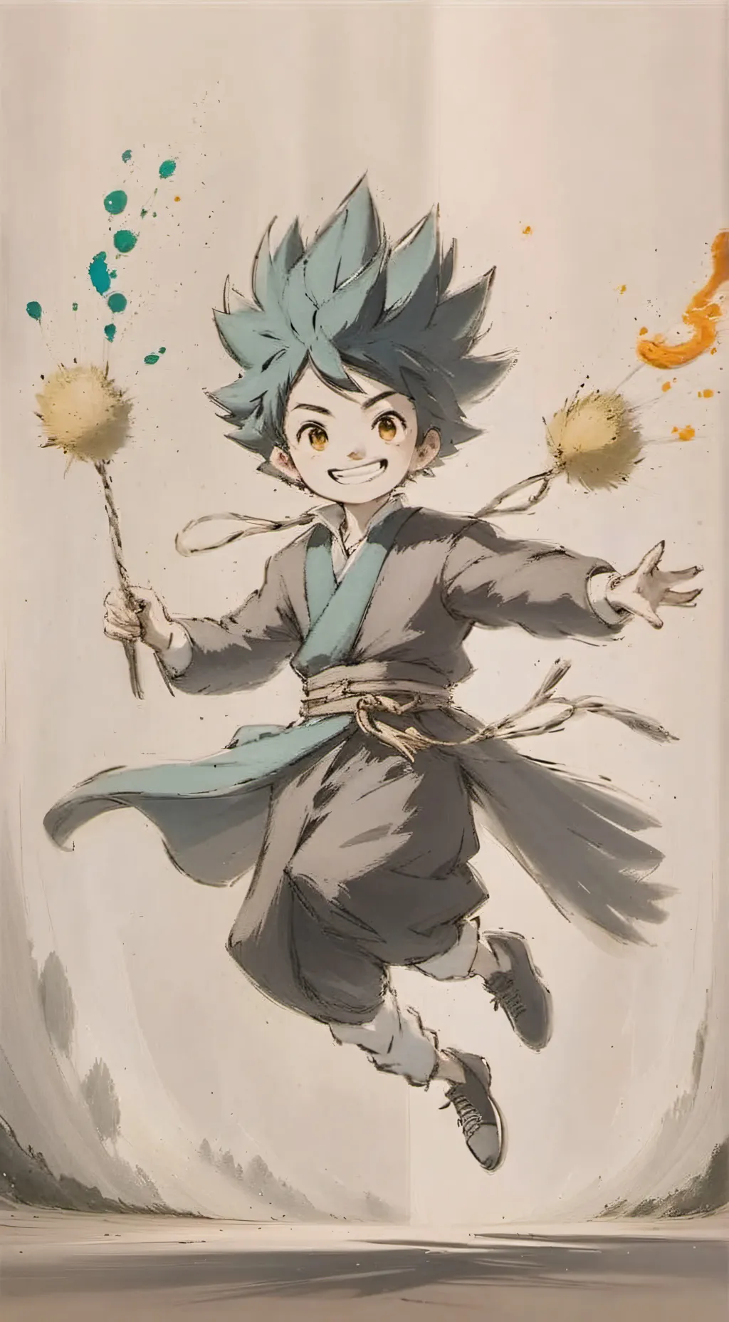 ai character: nvo cariñoso  background