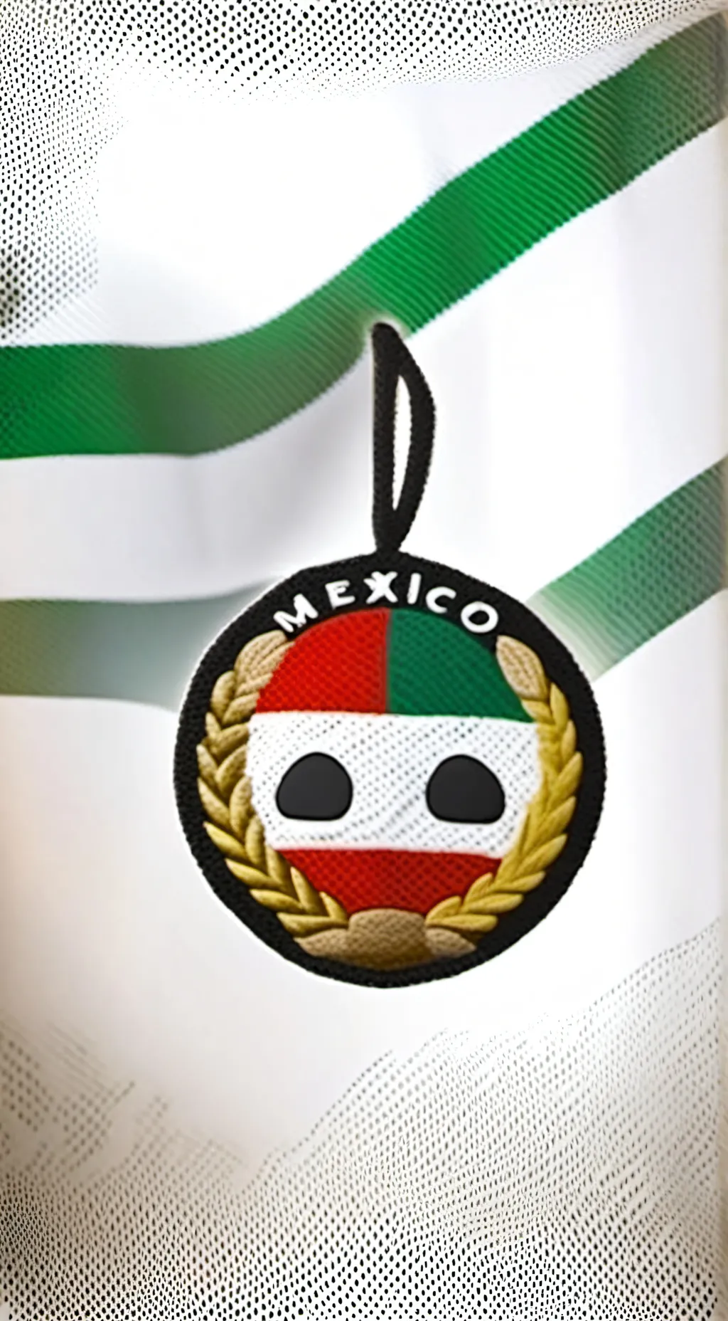 ai character: México de temu background