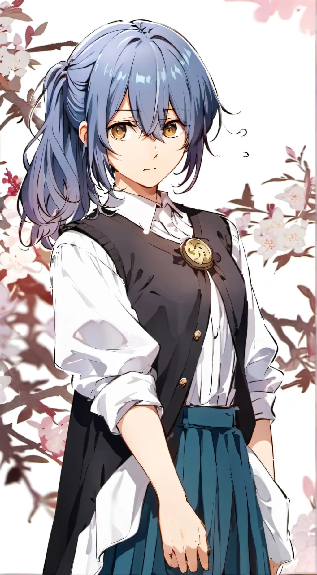 ai character: ◭•°Rin-San°•◮ background