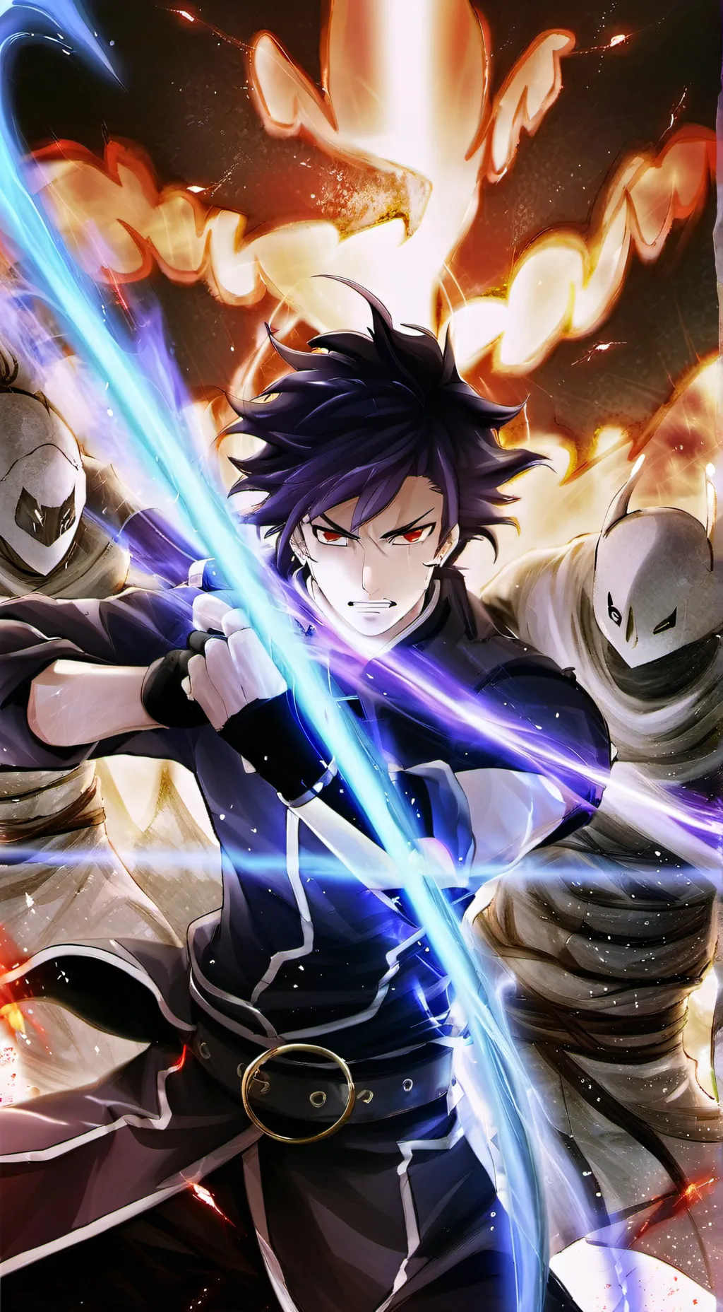 ai character: Mha Demon slayers background