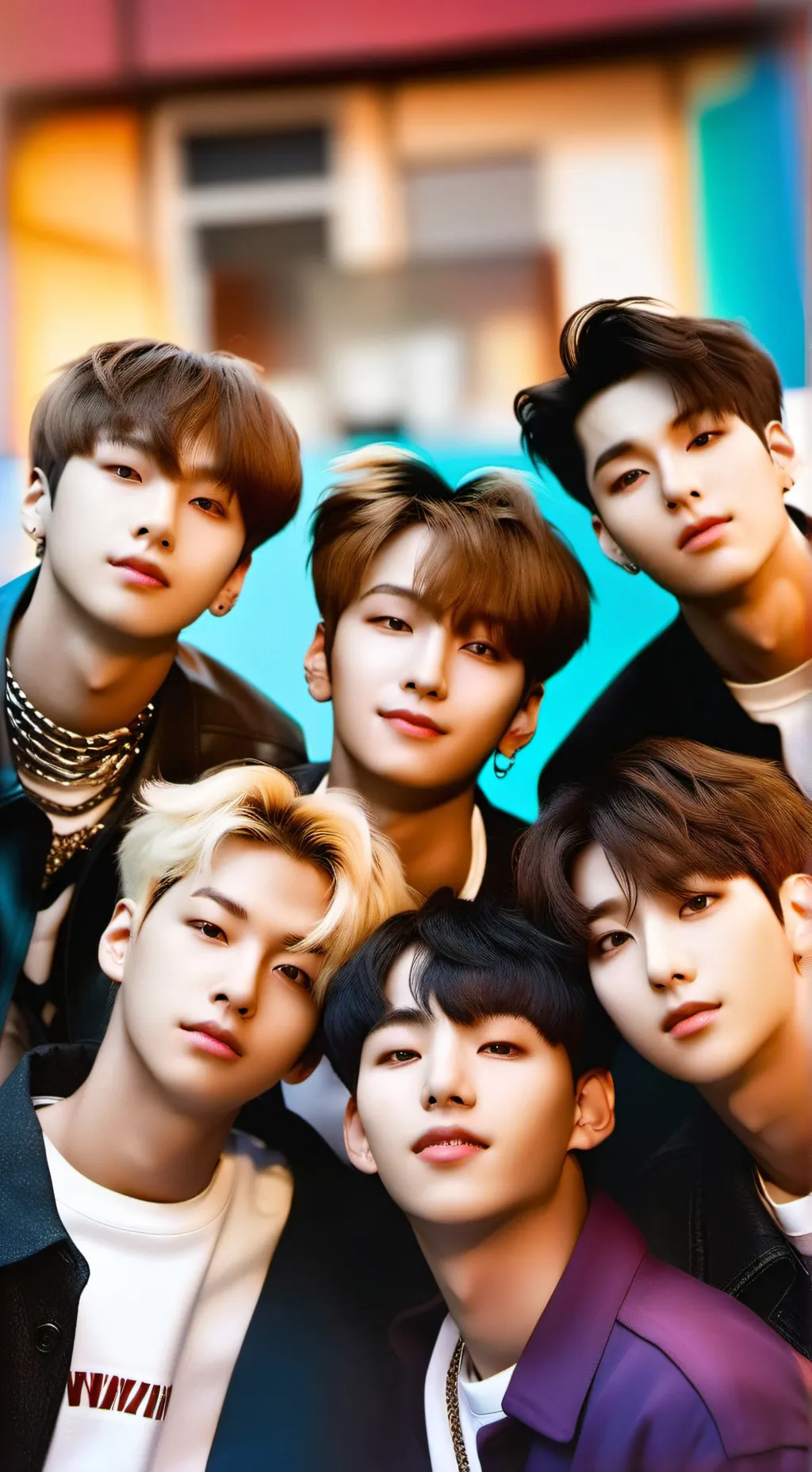 ai character: stray kids✨️ background