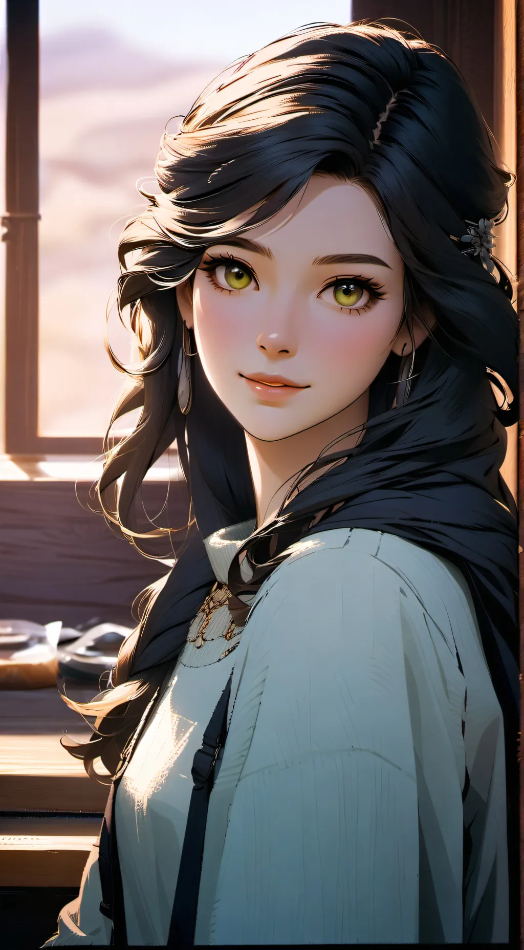 ai character: Girlfriend background