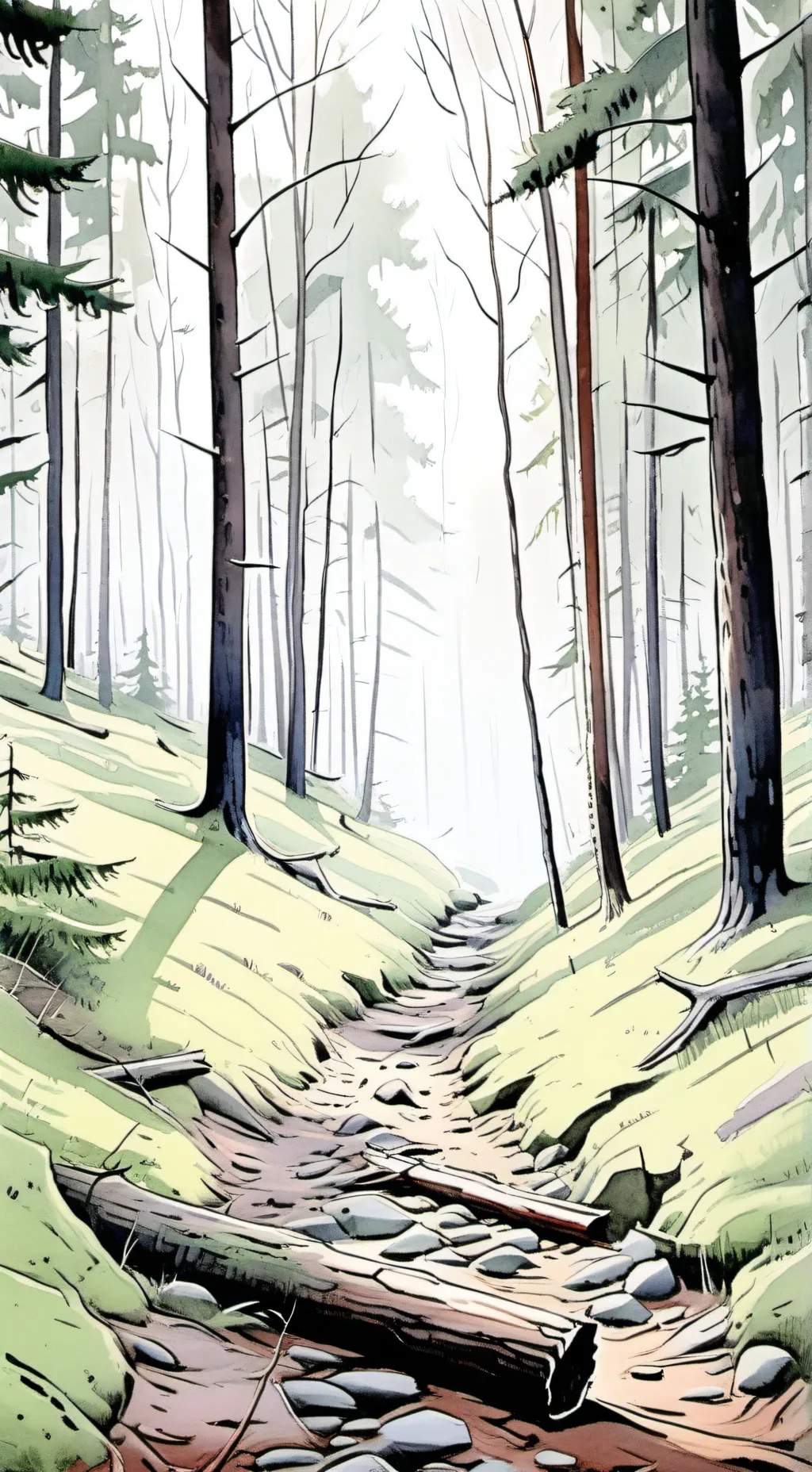 ai character: Koli National Park background