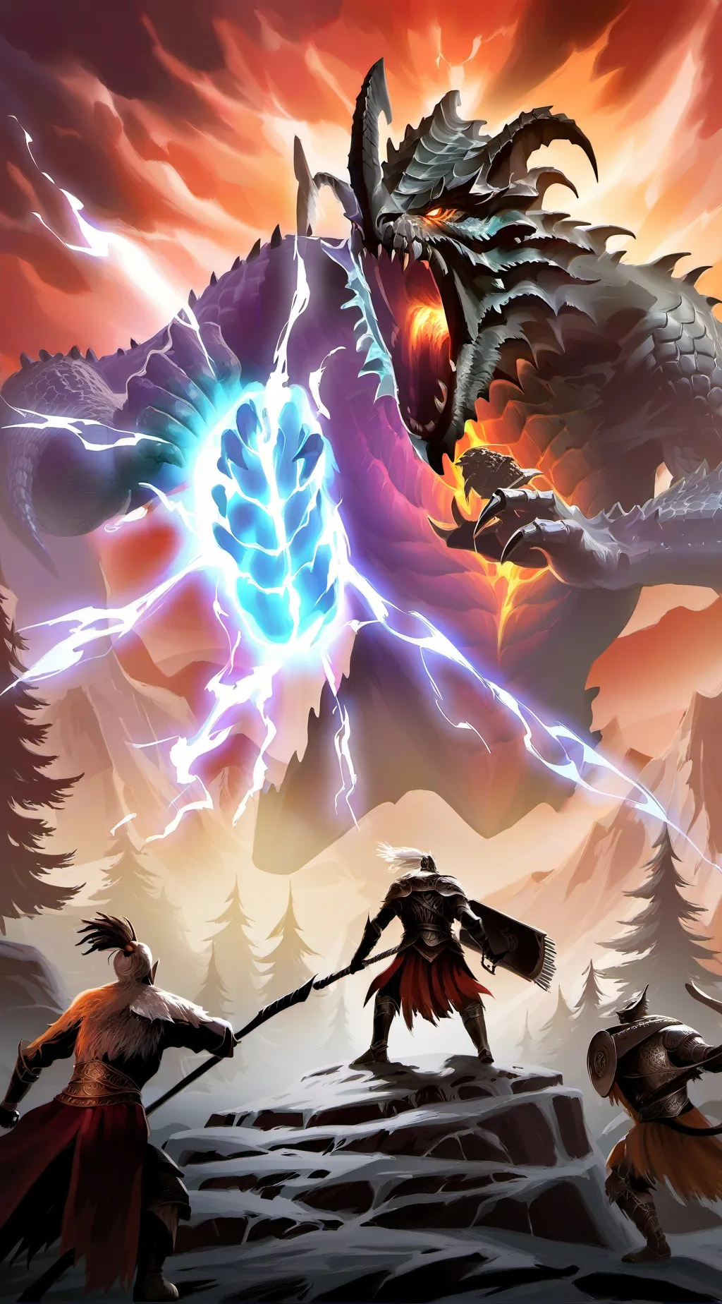 ai character: fantasy darkness  background