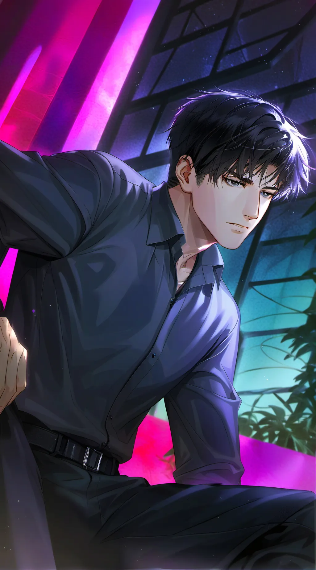 ai character: Mr Jane  background