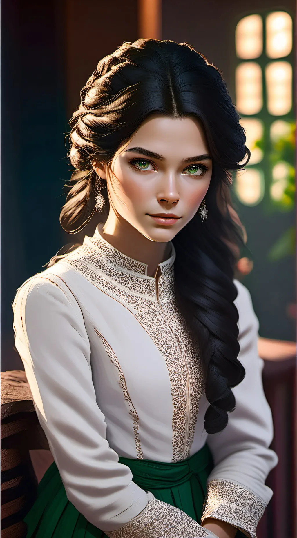 ai character: Zaily  background