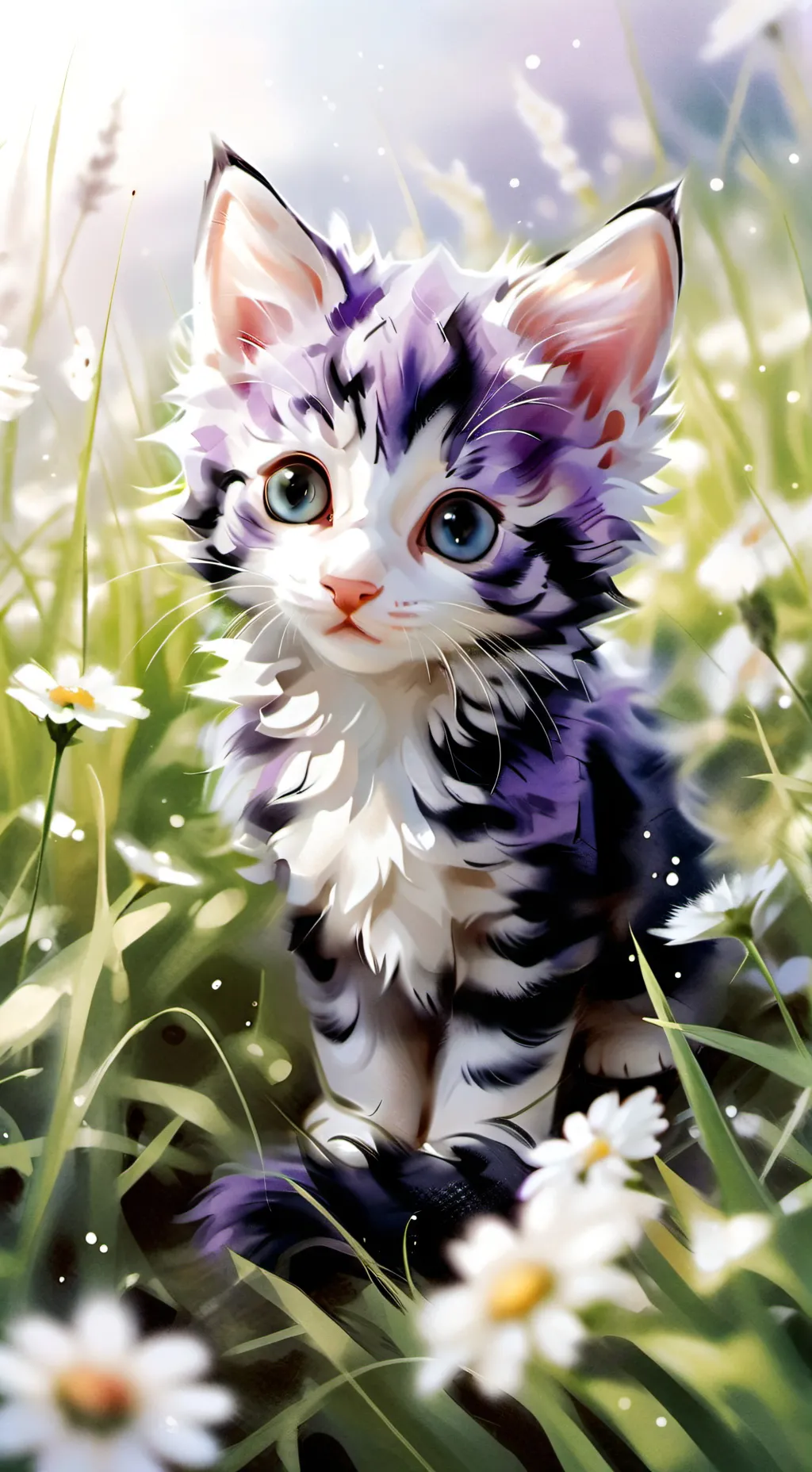 ai character: Amber background