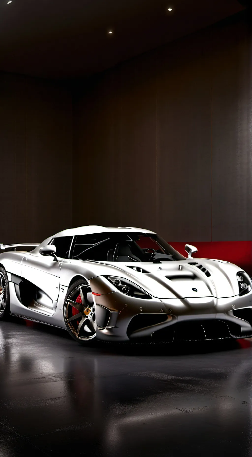 ai character: Koenigsegg cc850  background