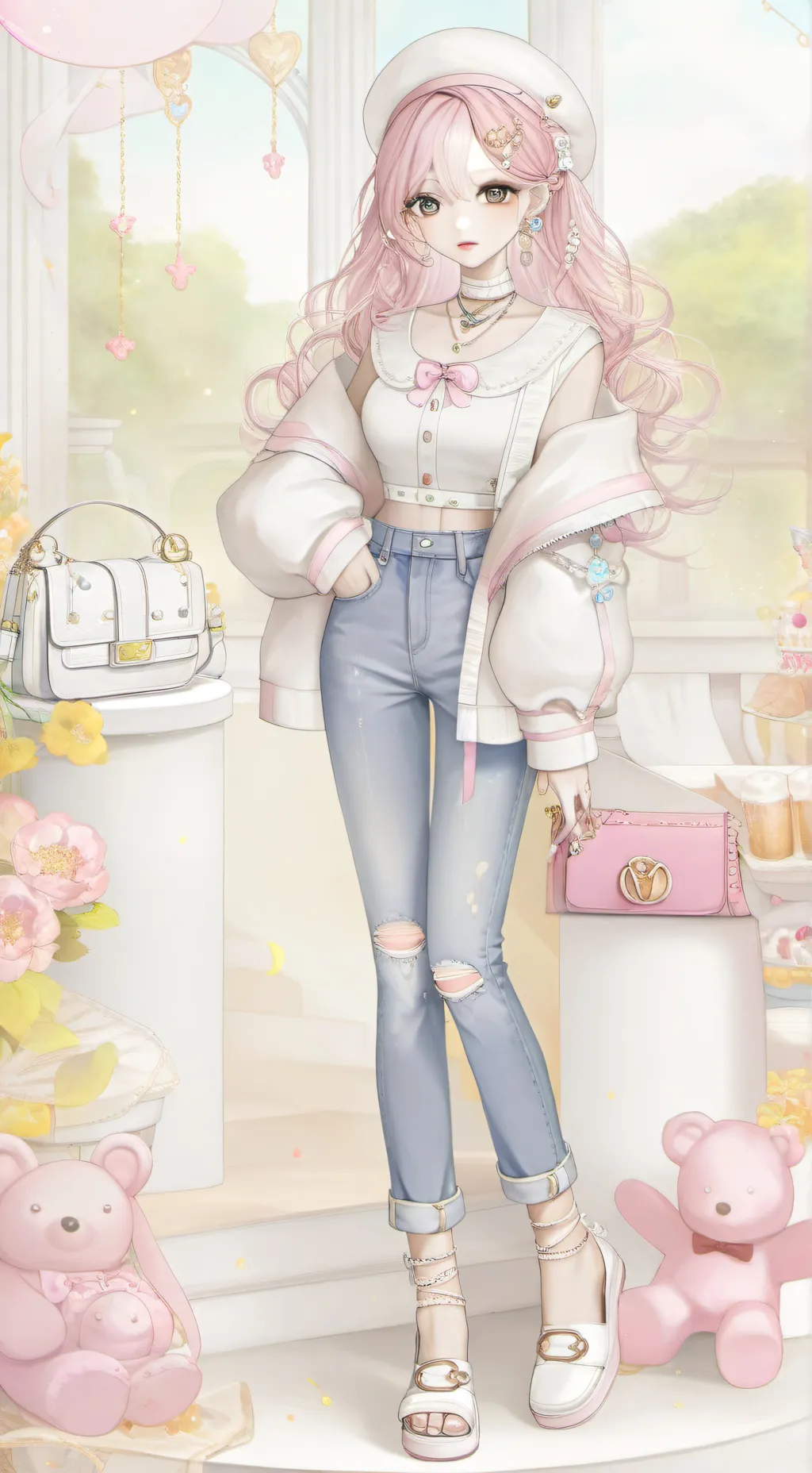 ai character: Sky background