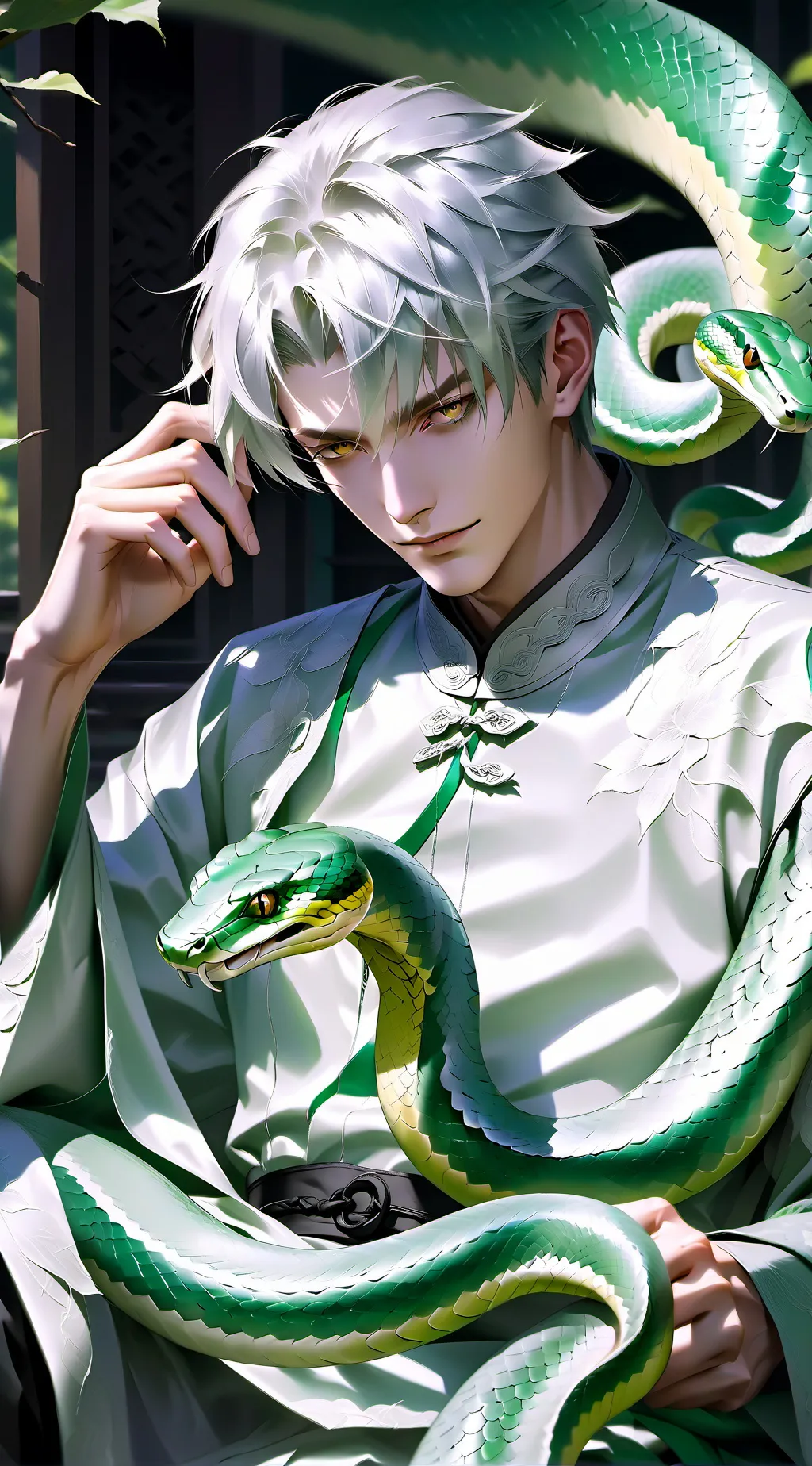 ai character: Kaa background