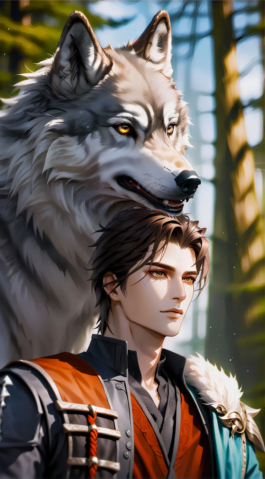 ai character: Xavier  background