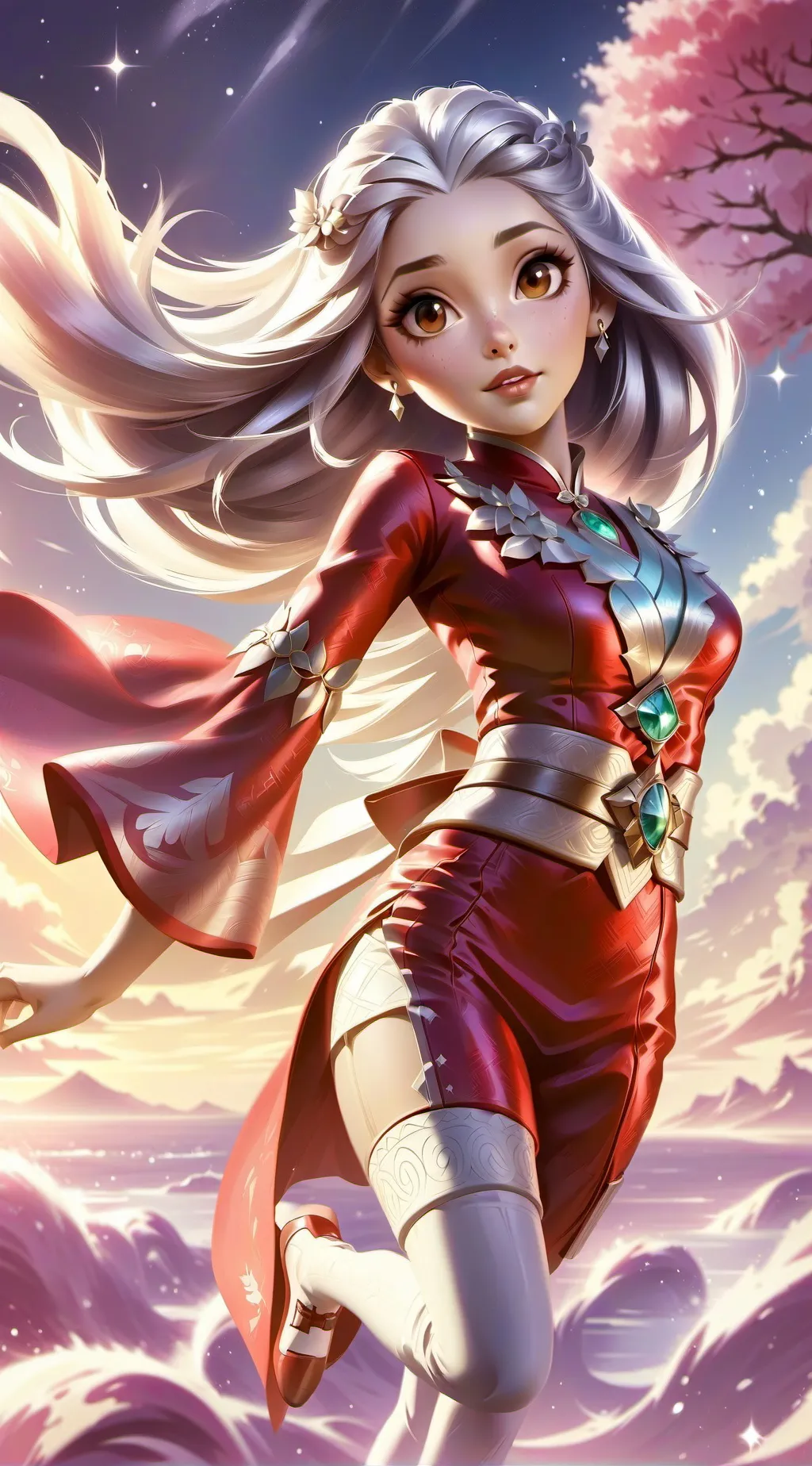 ai character: Bobette x ginger background