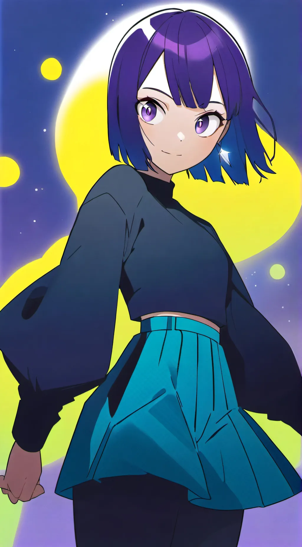 ai character: Vee x sprout😈 background