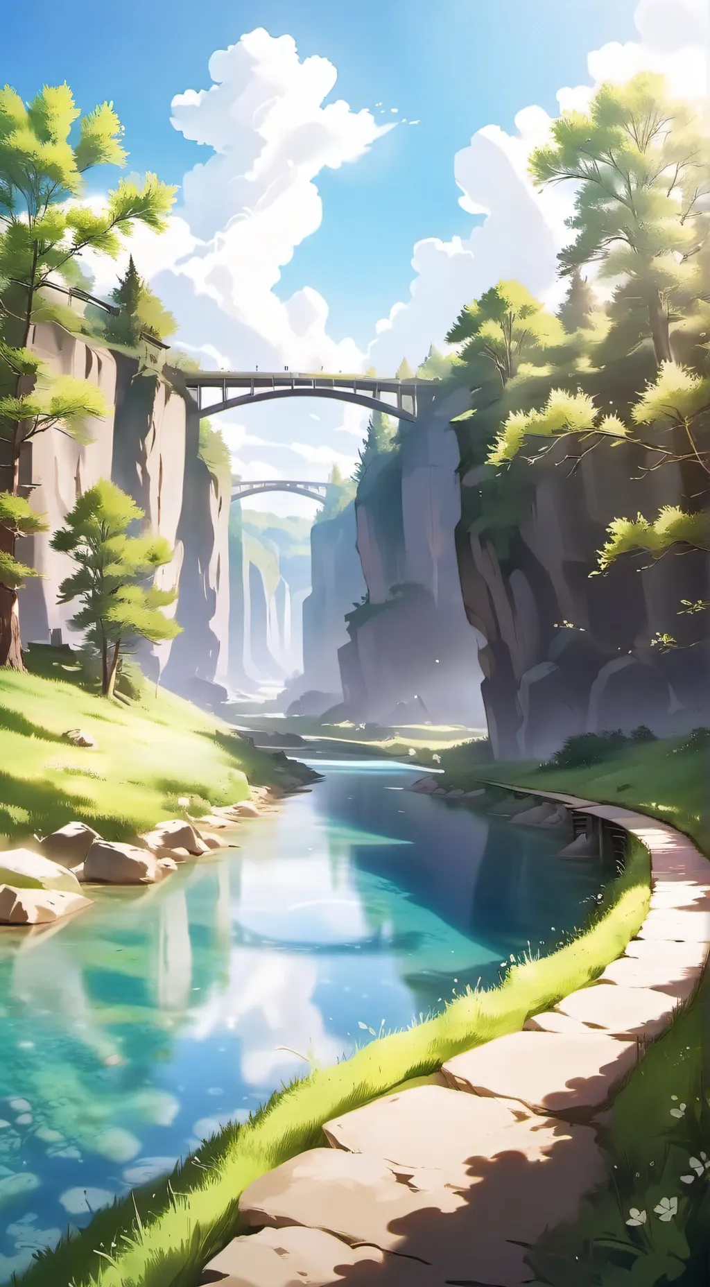 ai character: mha river!  background