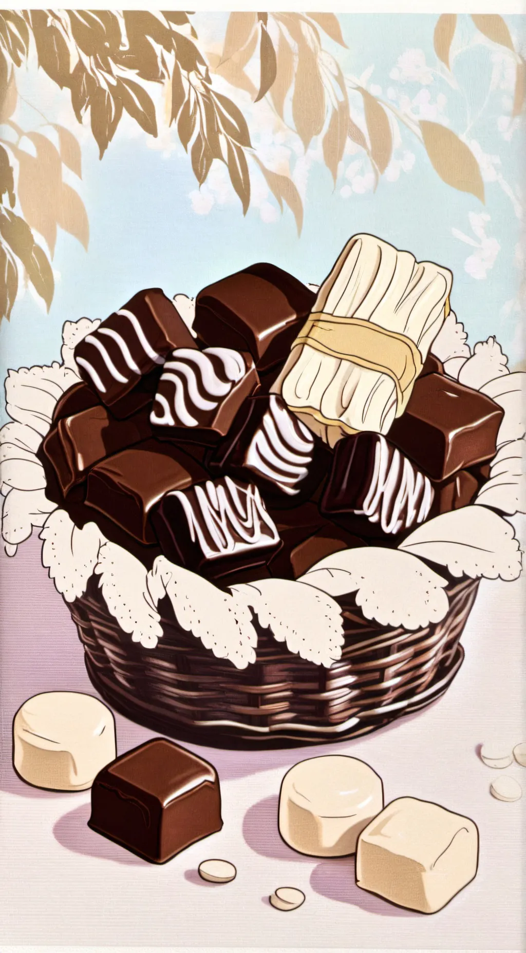 ai character: Cocoa×bassie! background