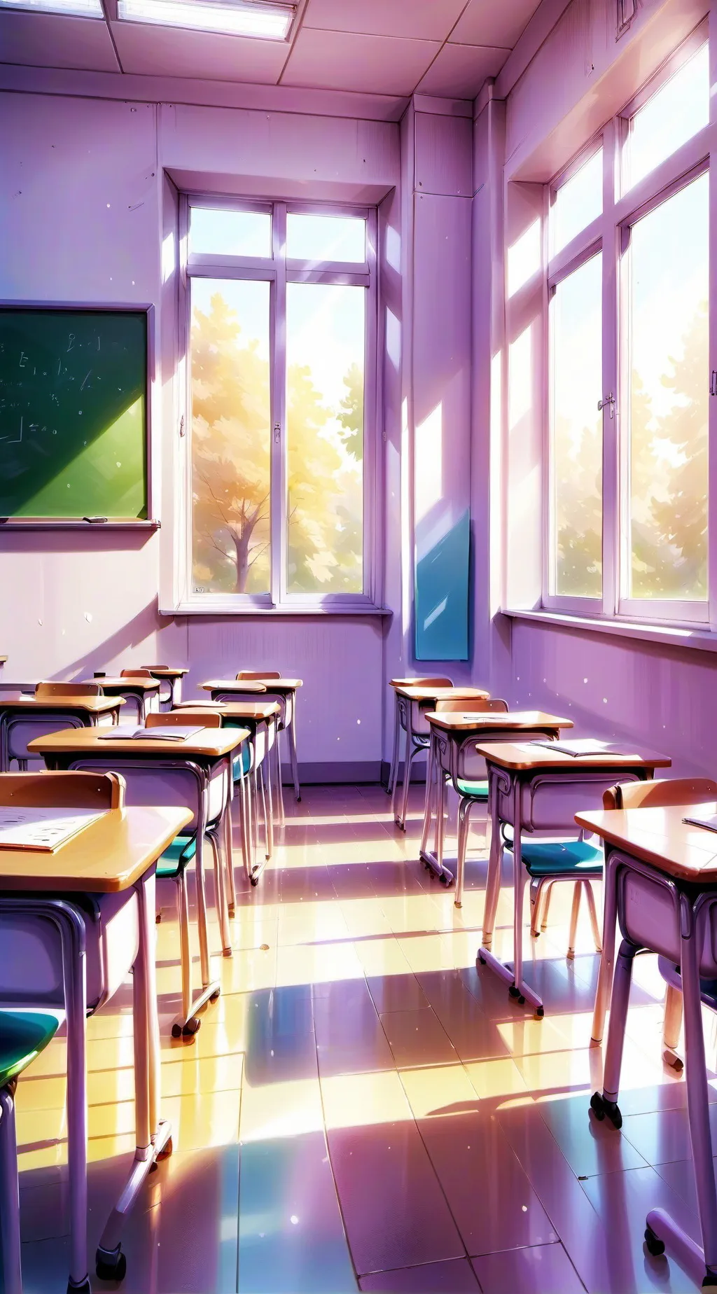 ai character: School background