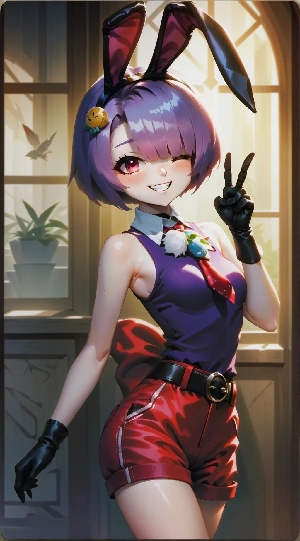 ai character: bonfie💜2 background