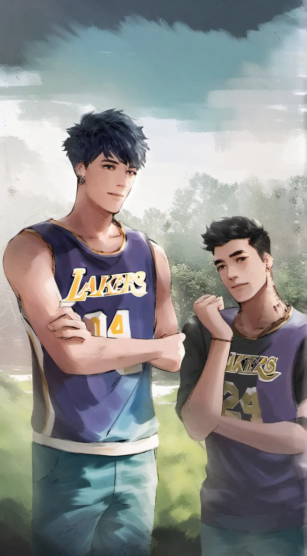 ai character: Mha sleepover background