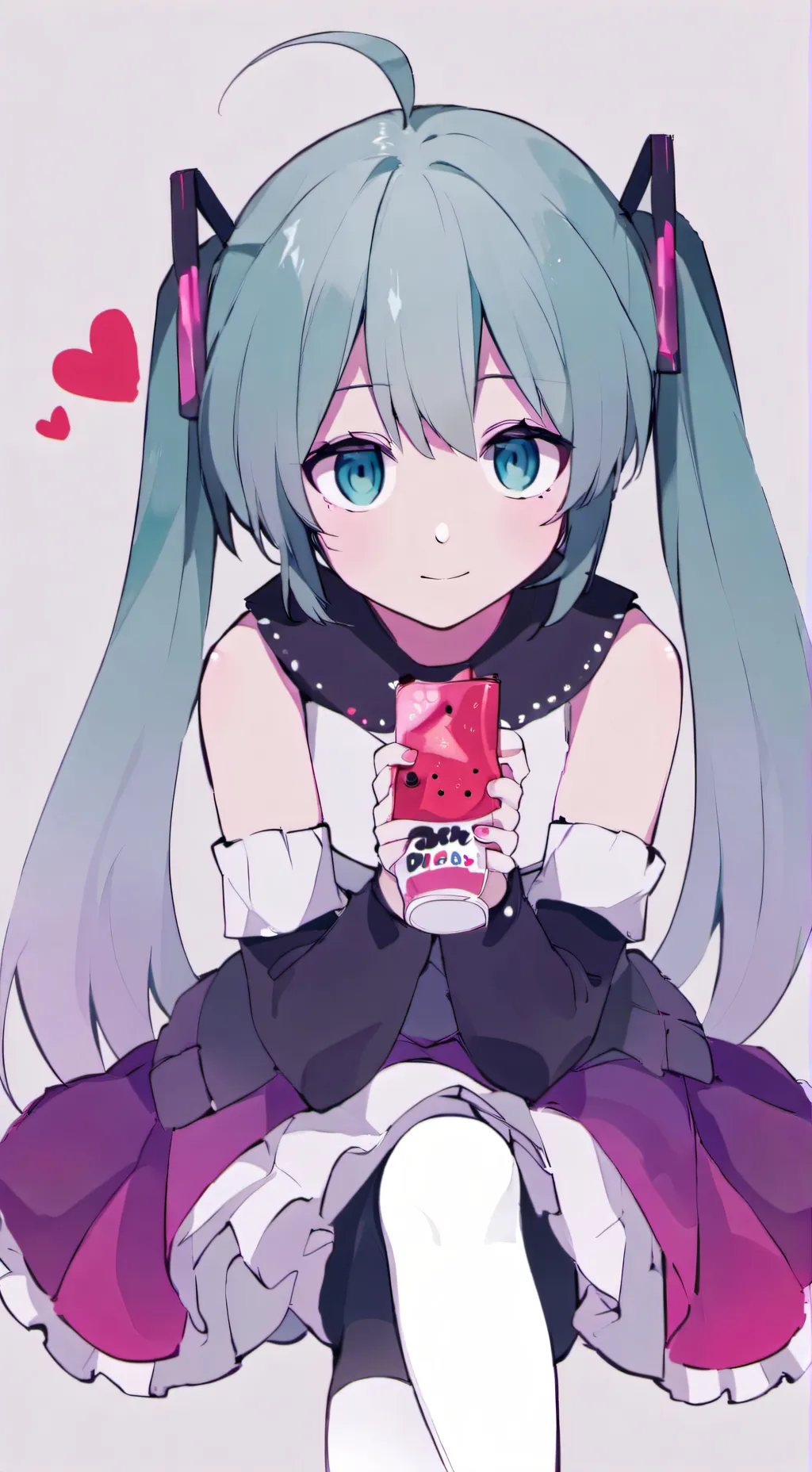 ai character: Miku background