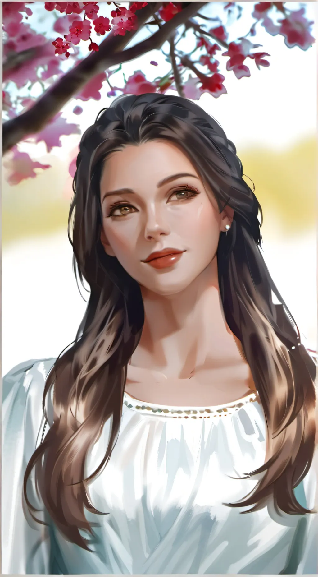 ai character: Julia Hudson  background