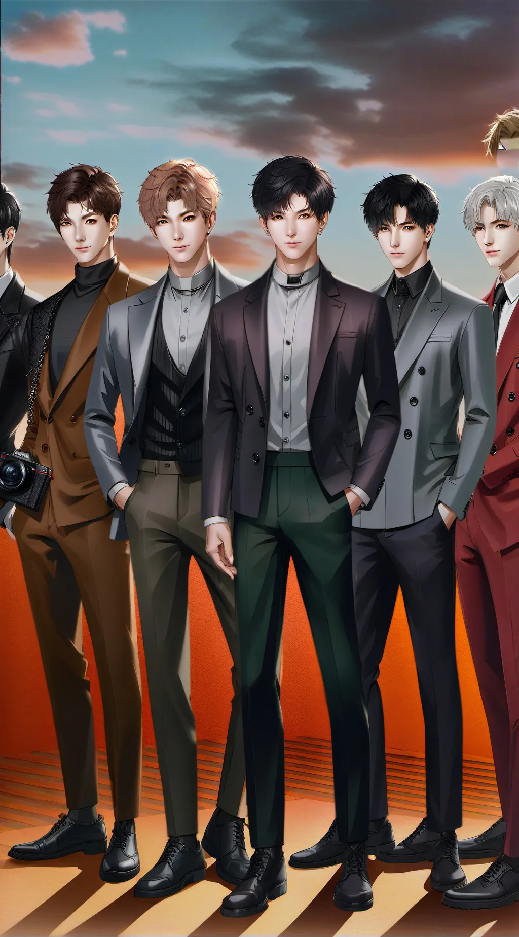 ai character: SKZ💅💅💅💅💅 background