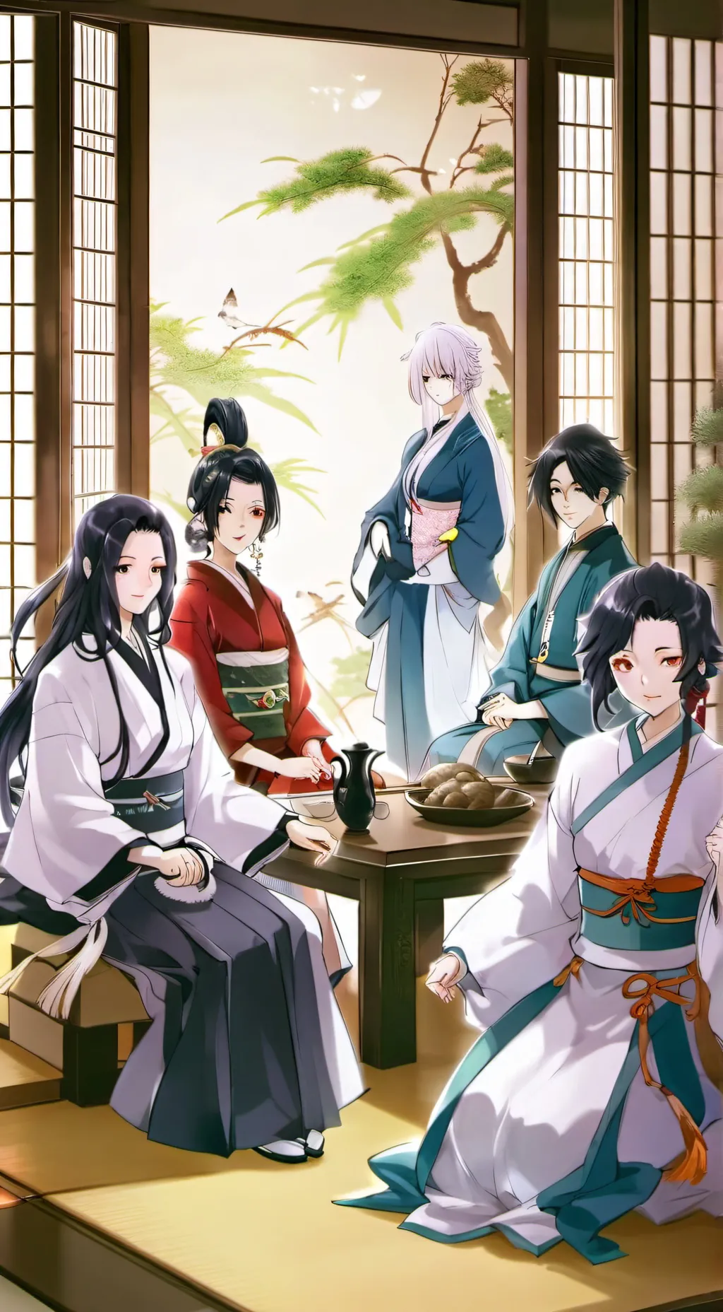 ai character: KnY background