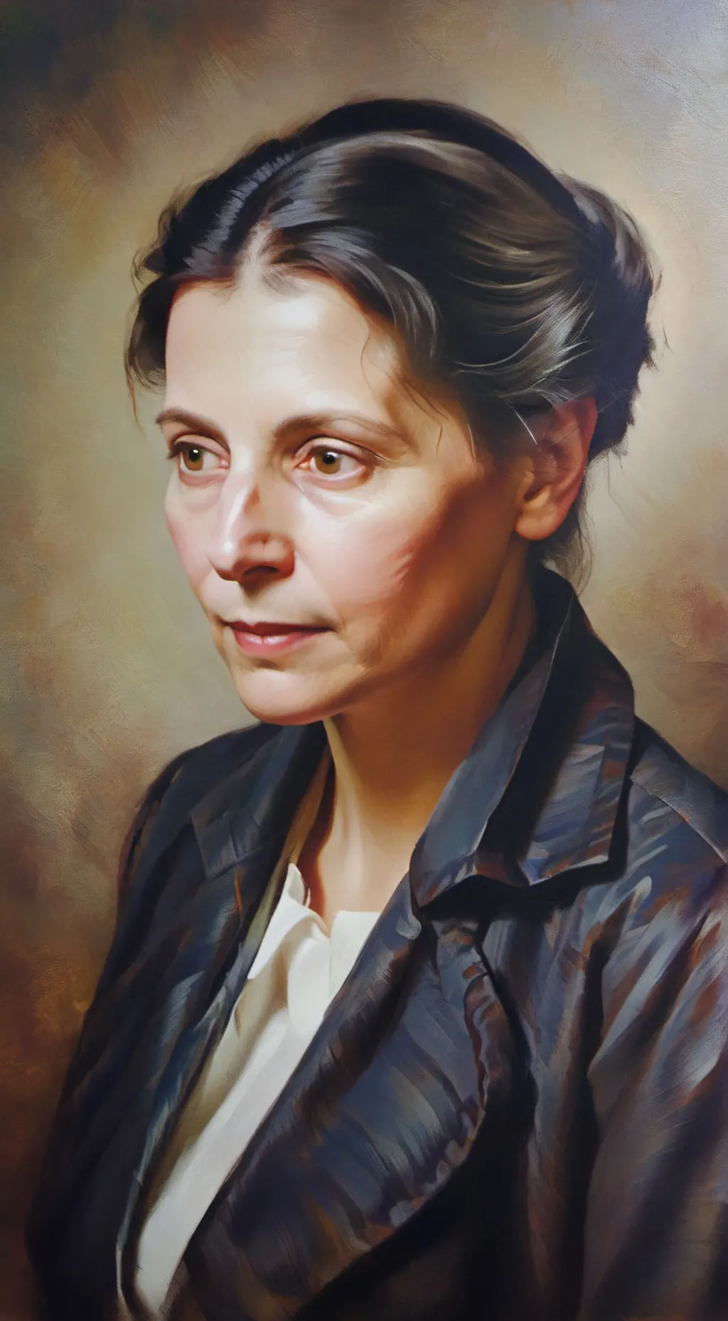 ai character: Elise Meitner  background