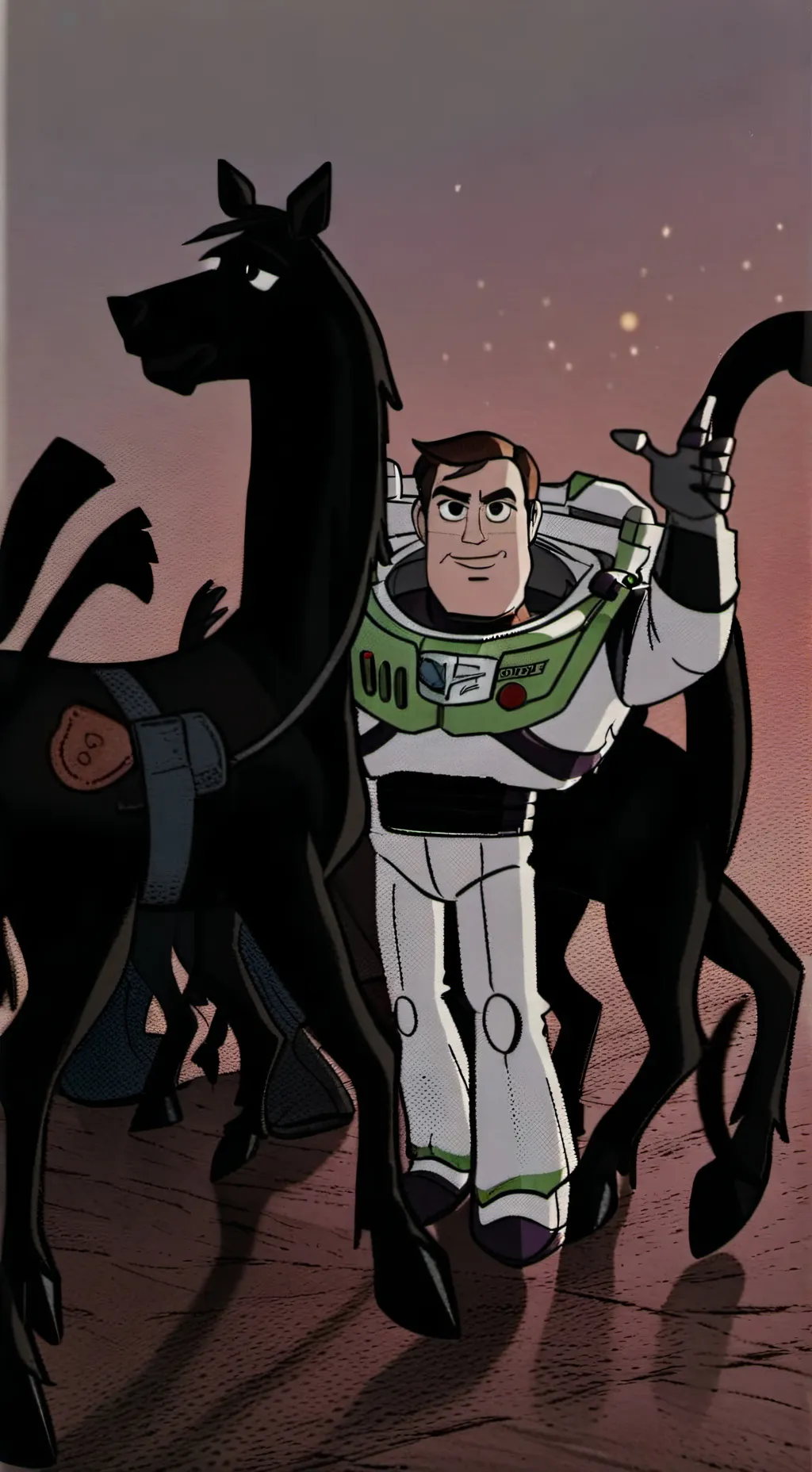 ai character: Toy story 100  background