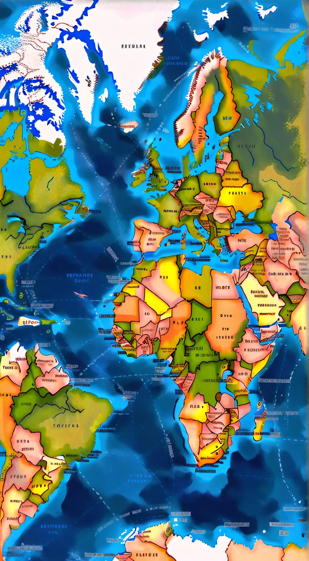 ai character: CU background