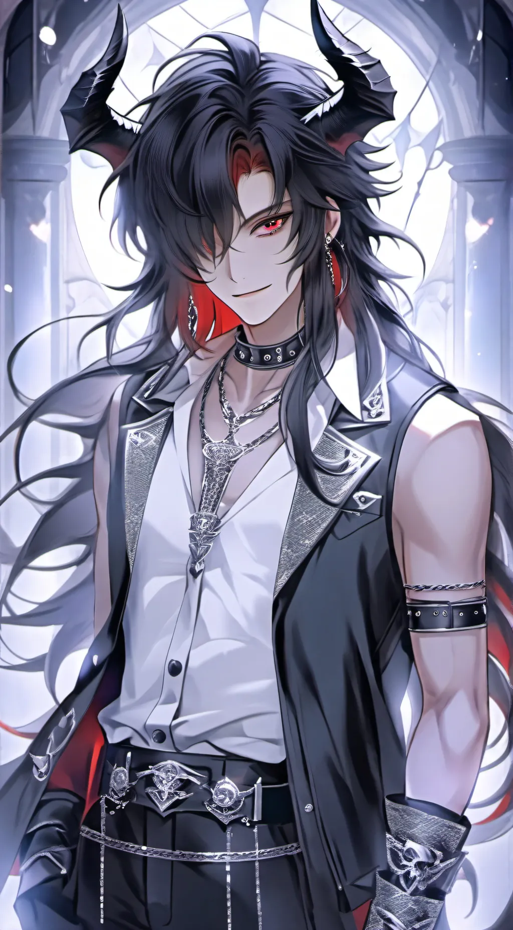 ai character: Lucifer background