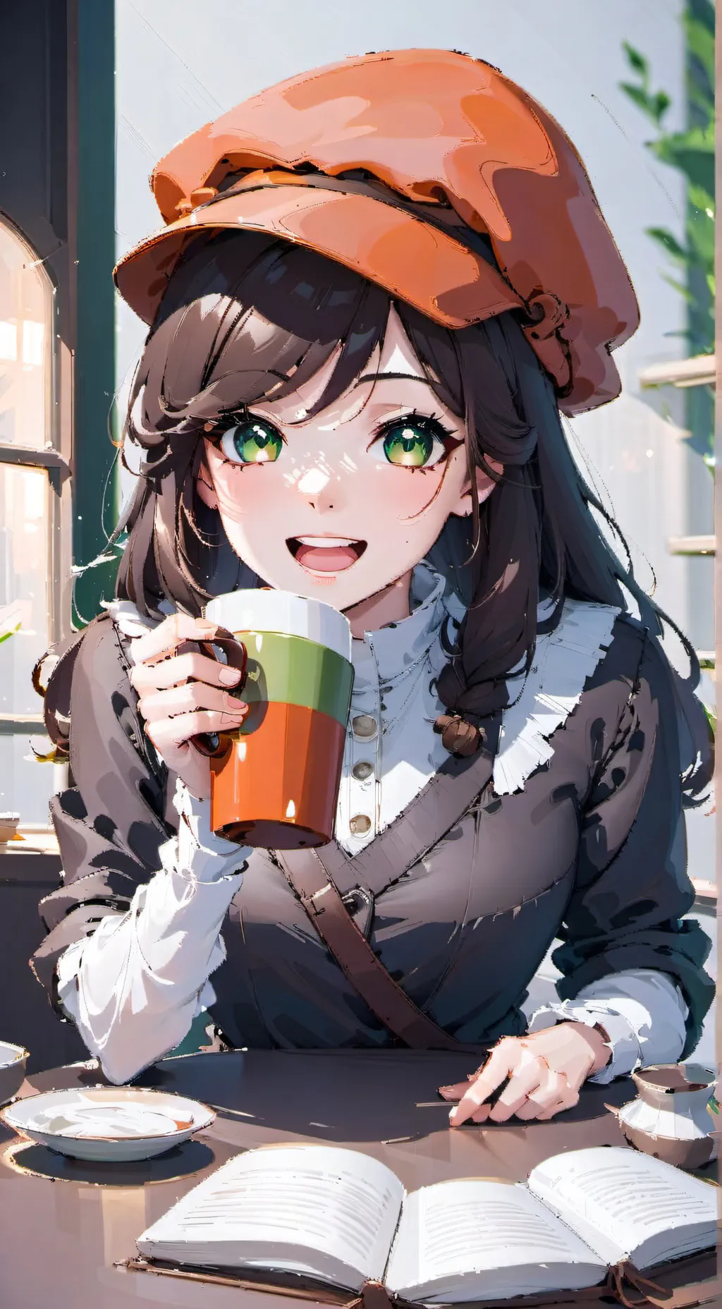 ai character: Julie! background