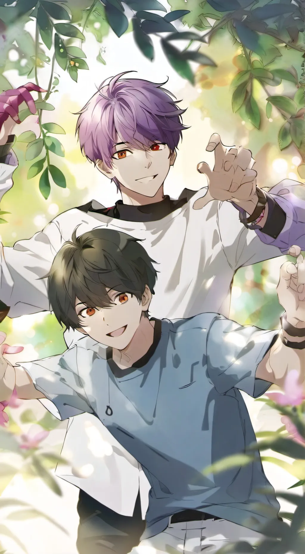 ai character: saja boy  background