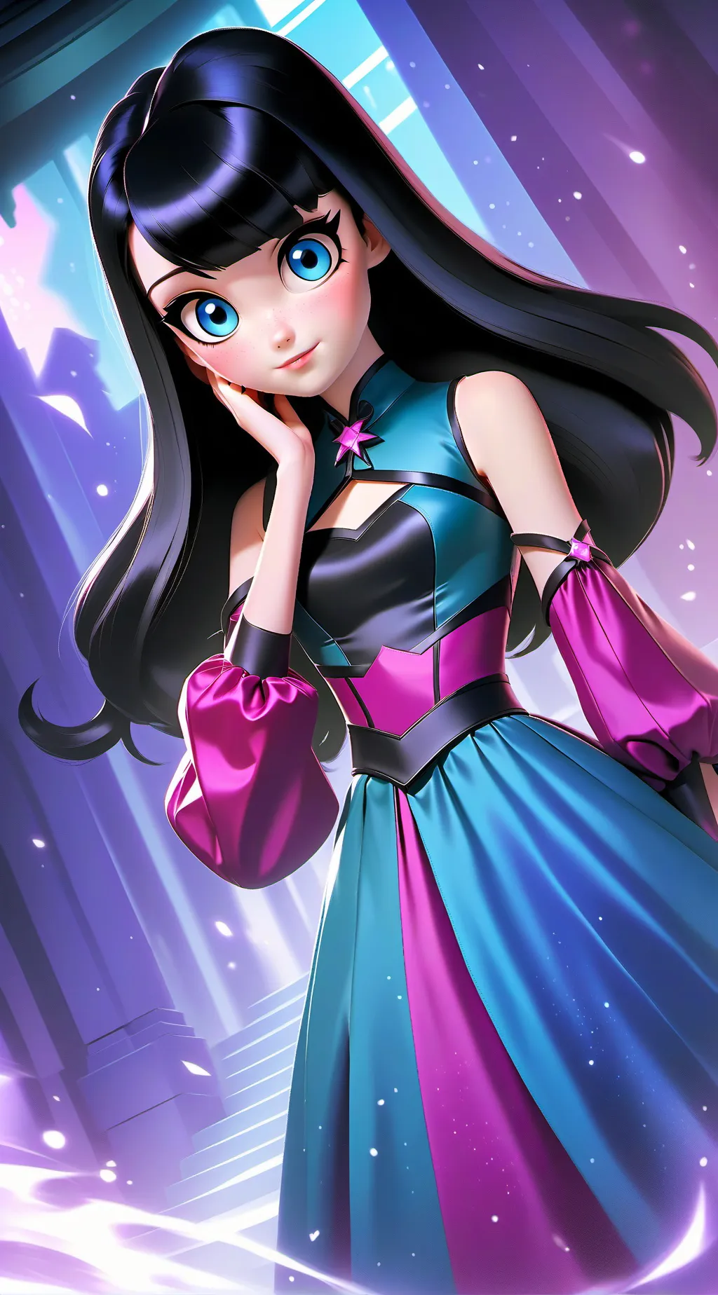 ai character: Violet Parr background