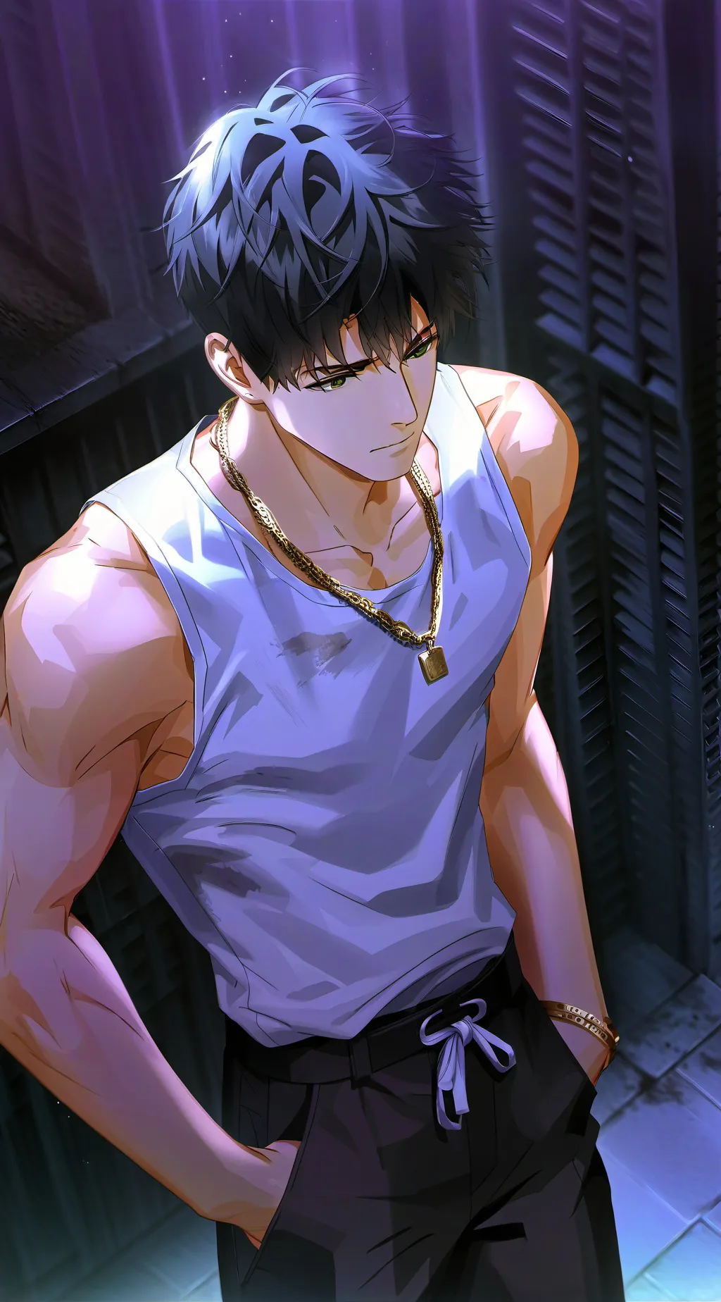 ai character: Богдан  background