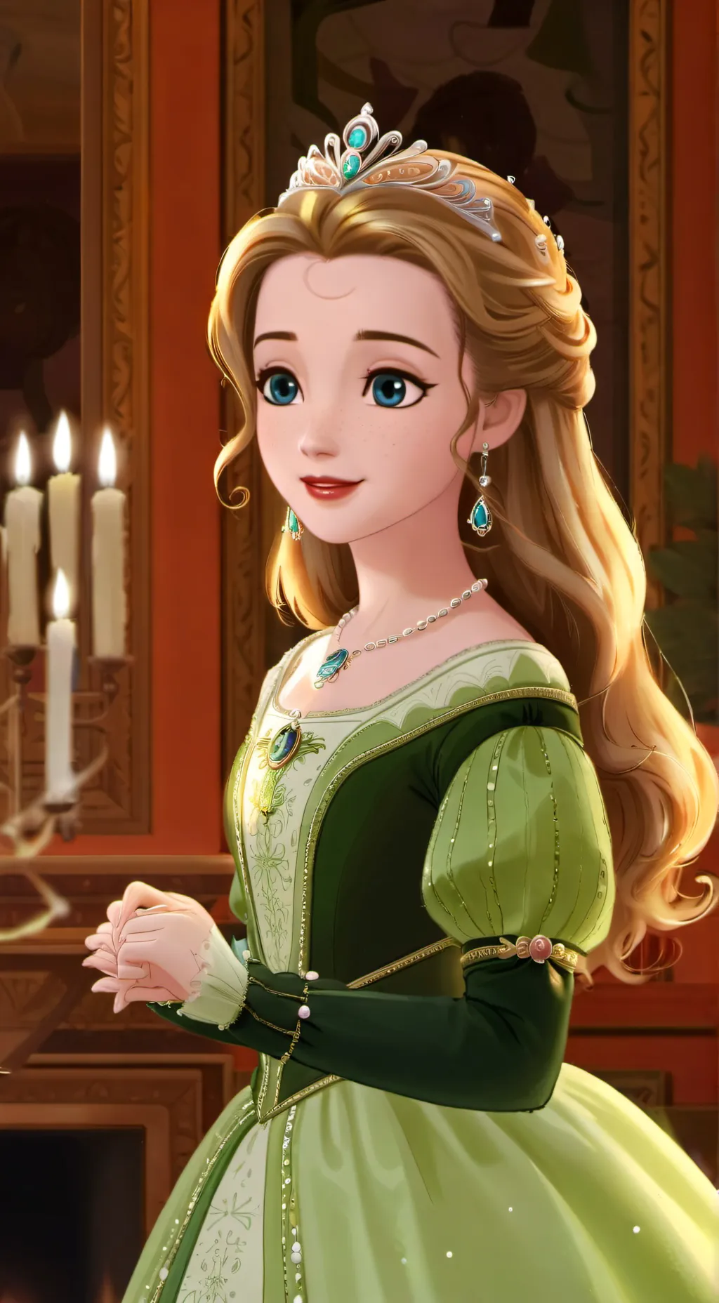 ai character: Princess Amber background