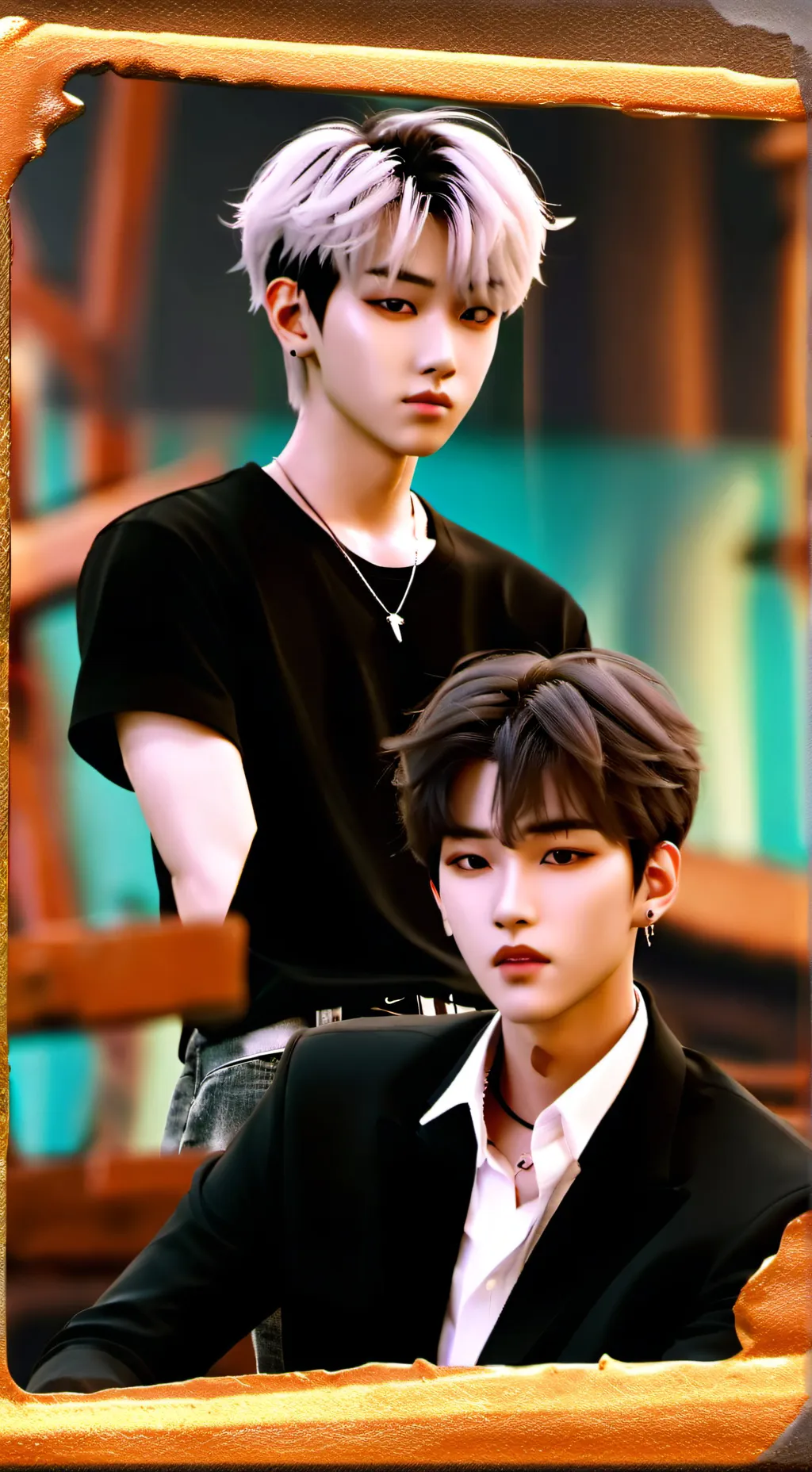 ai character: Саша майк background