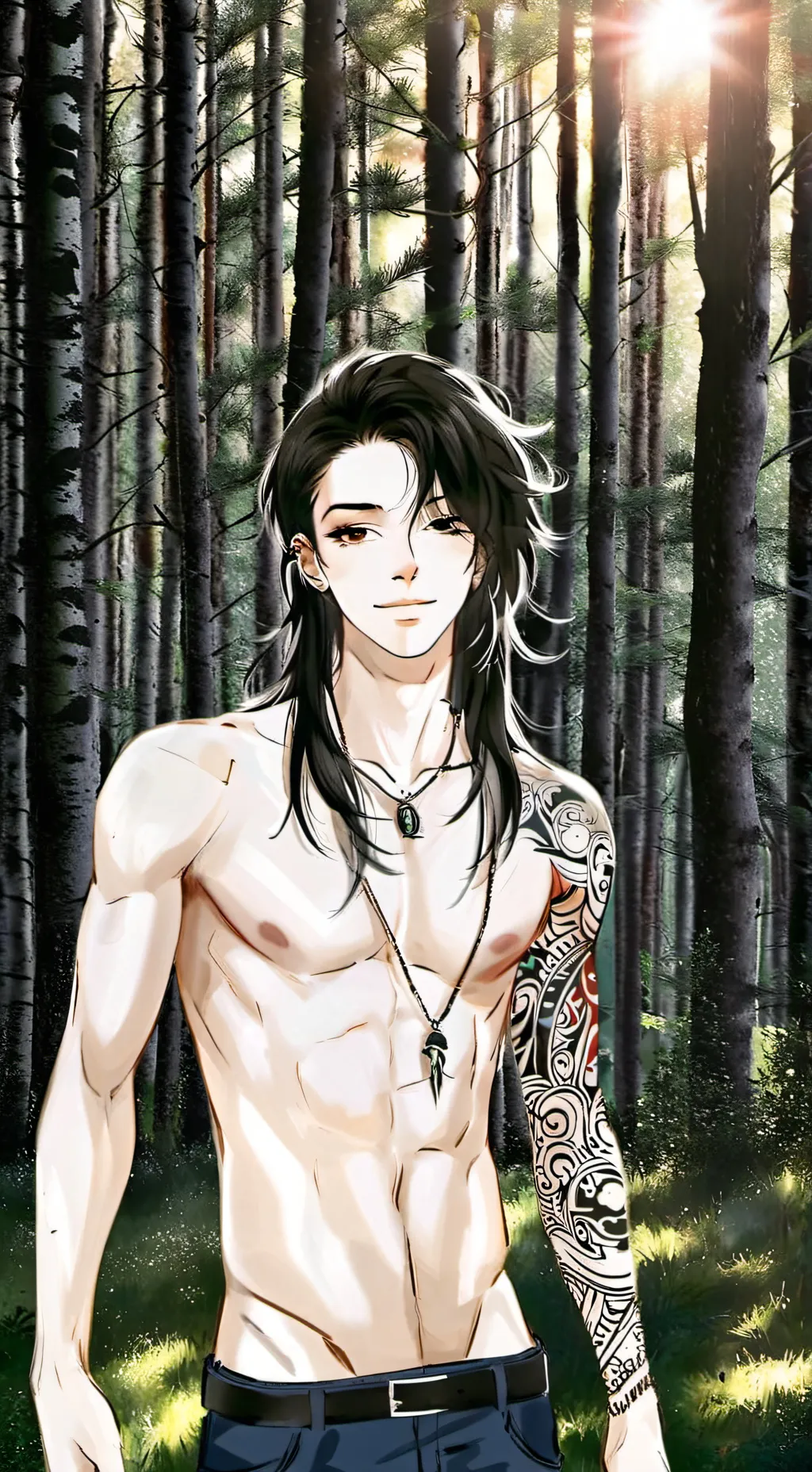 ai character: Livo Berger background