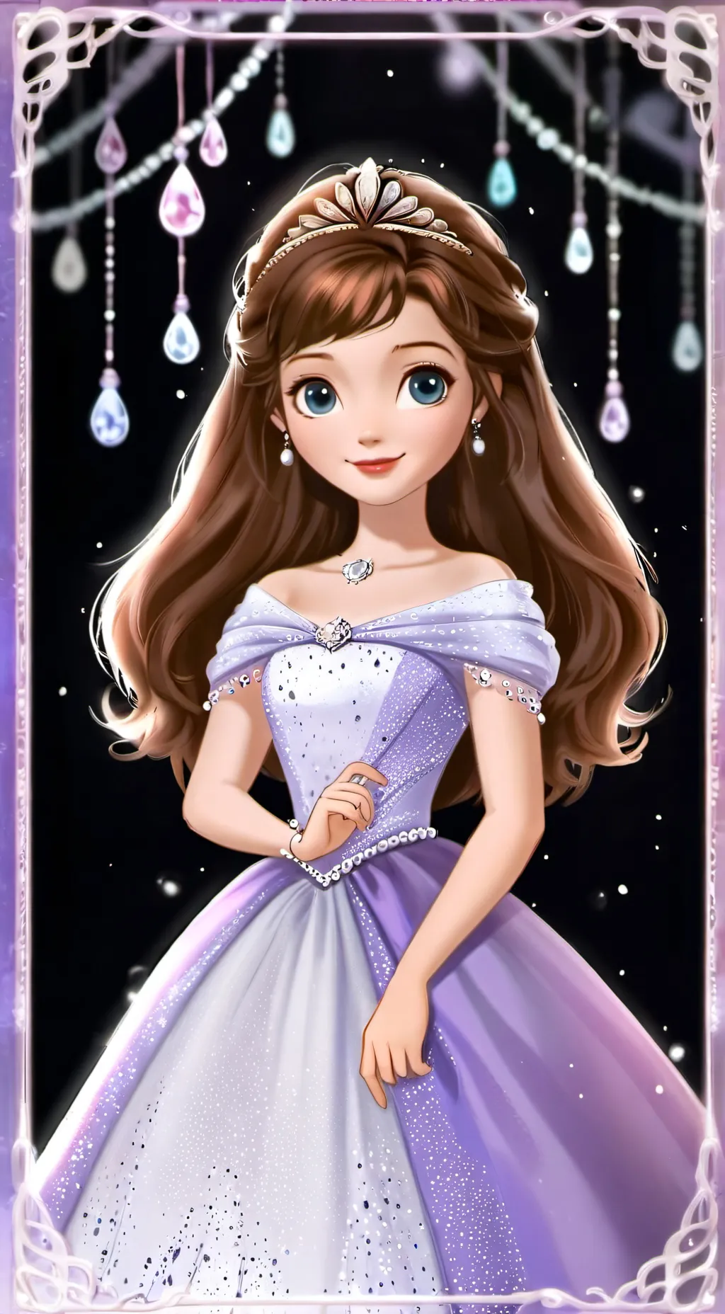 ai character: Princess Sofia  background