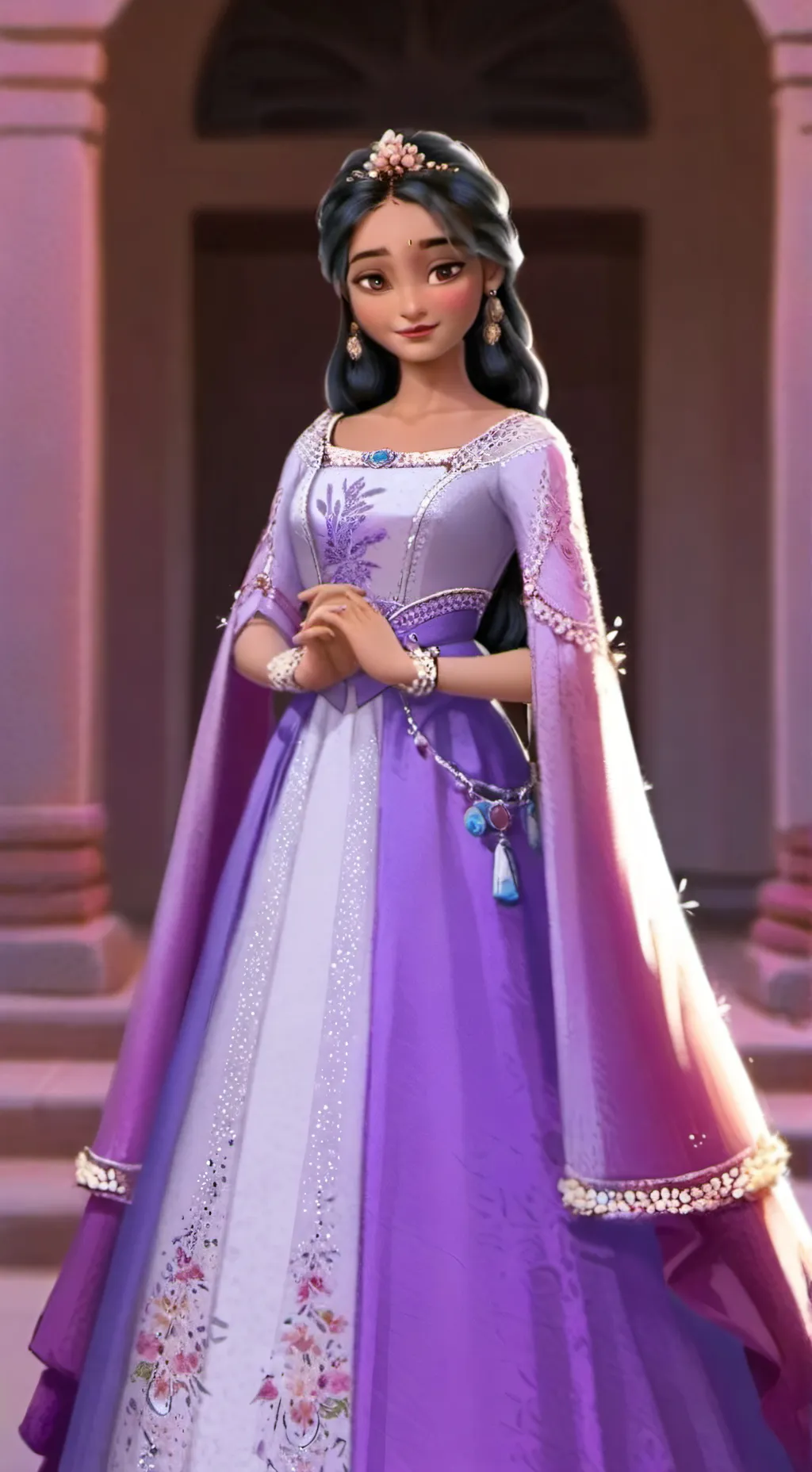 ai character: Isabela Madrigal  background