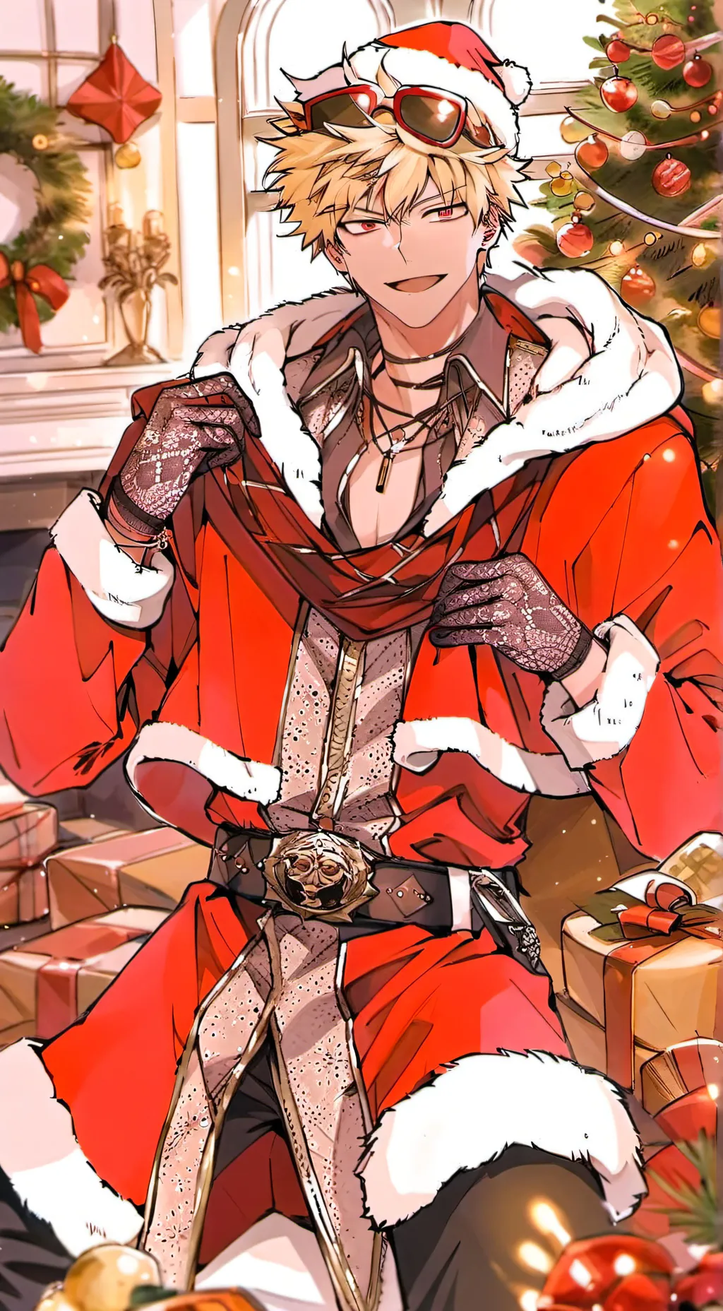 ai character: Katsuki Bakugou background