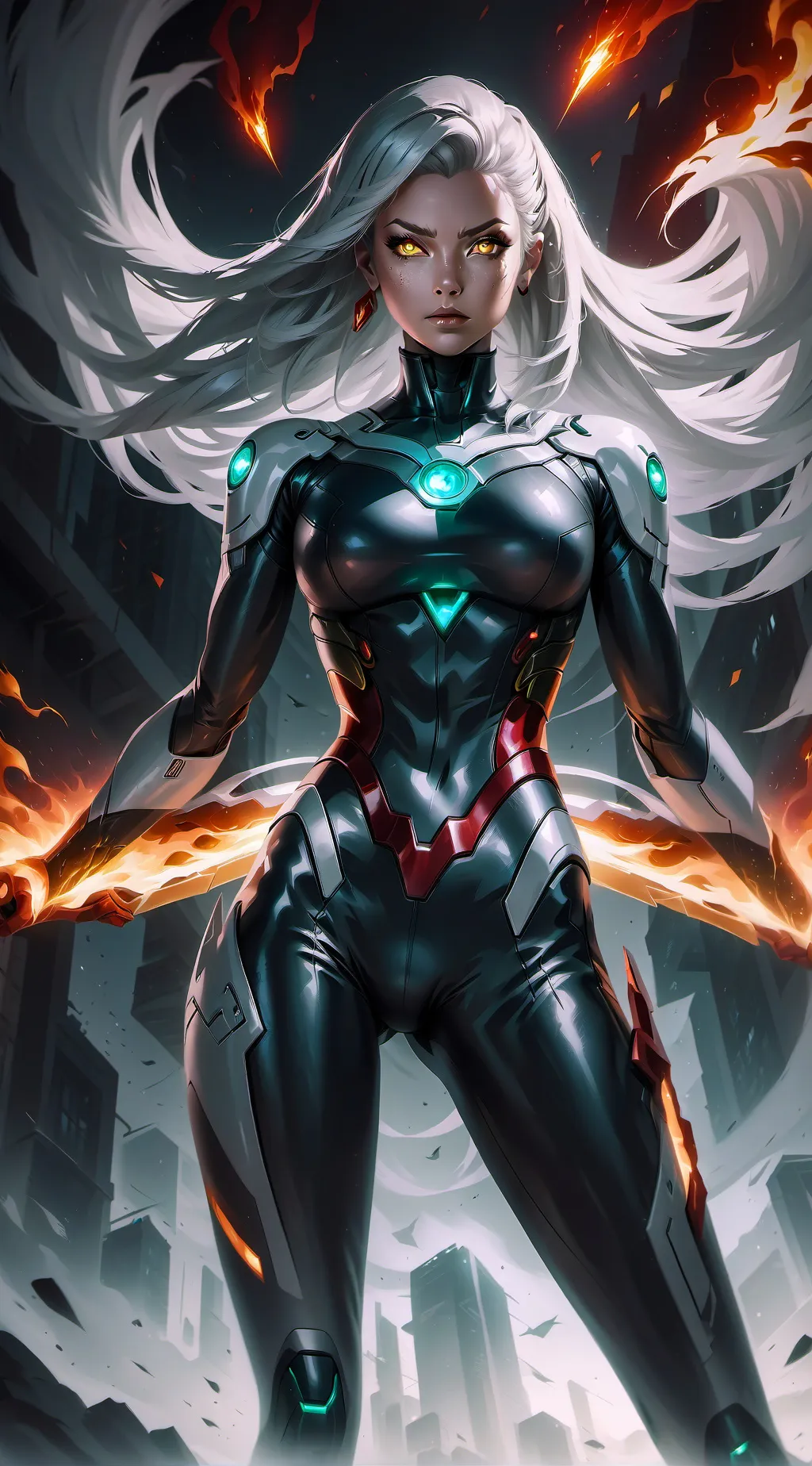 ai character: Gal Firebringer background