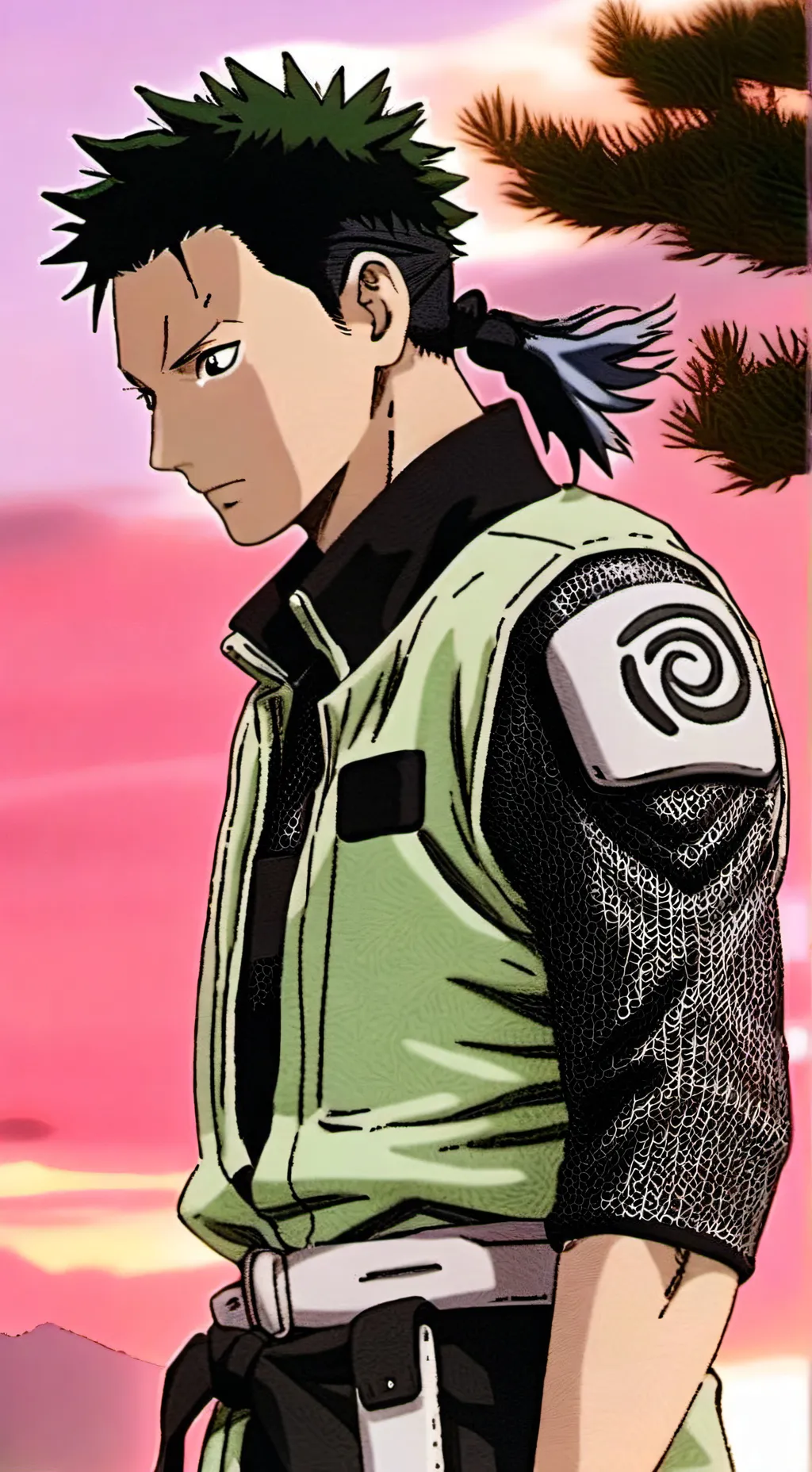 ai character: Shikamaru  background