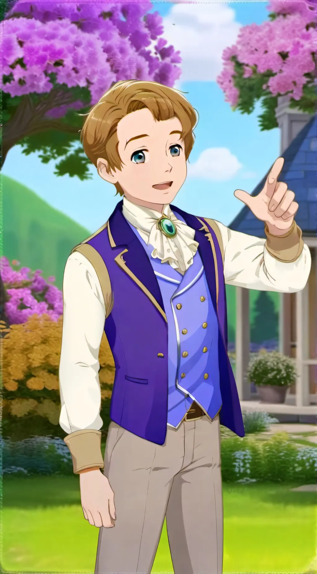 ai character: Prince Desmond  background
