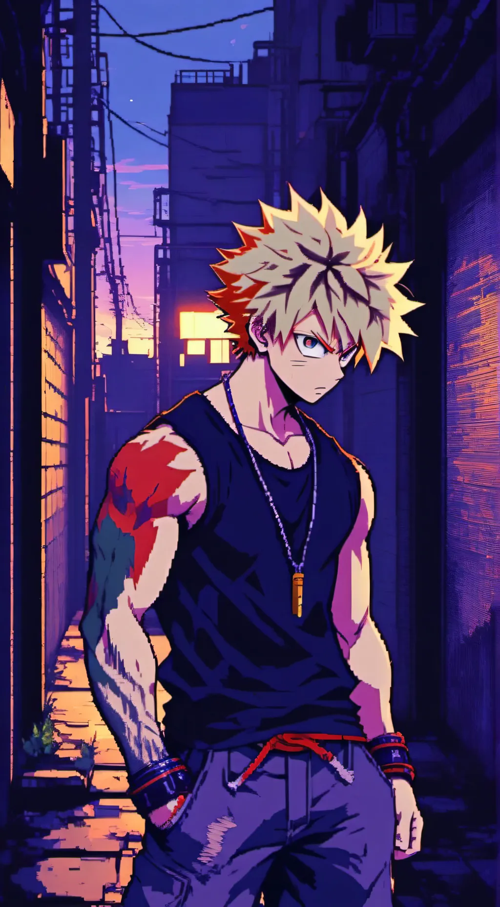 ai character: Mha Sibling day  background