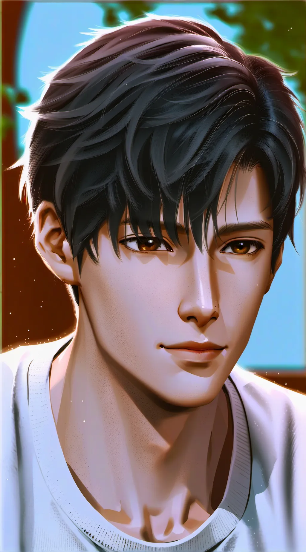 ai character: Sammy Michel  background