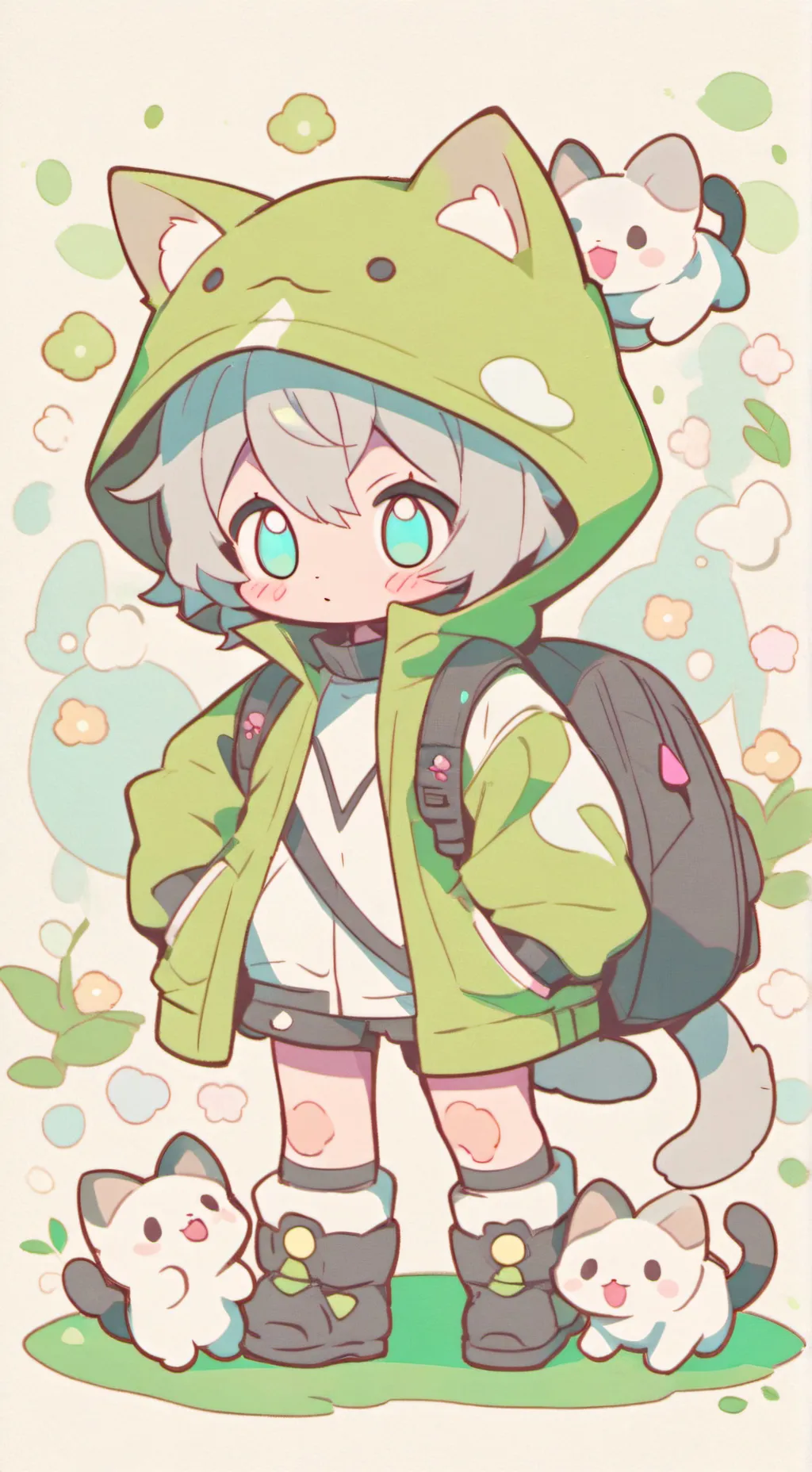 ai character: Dw pick me?!!!???! background