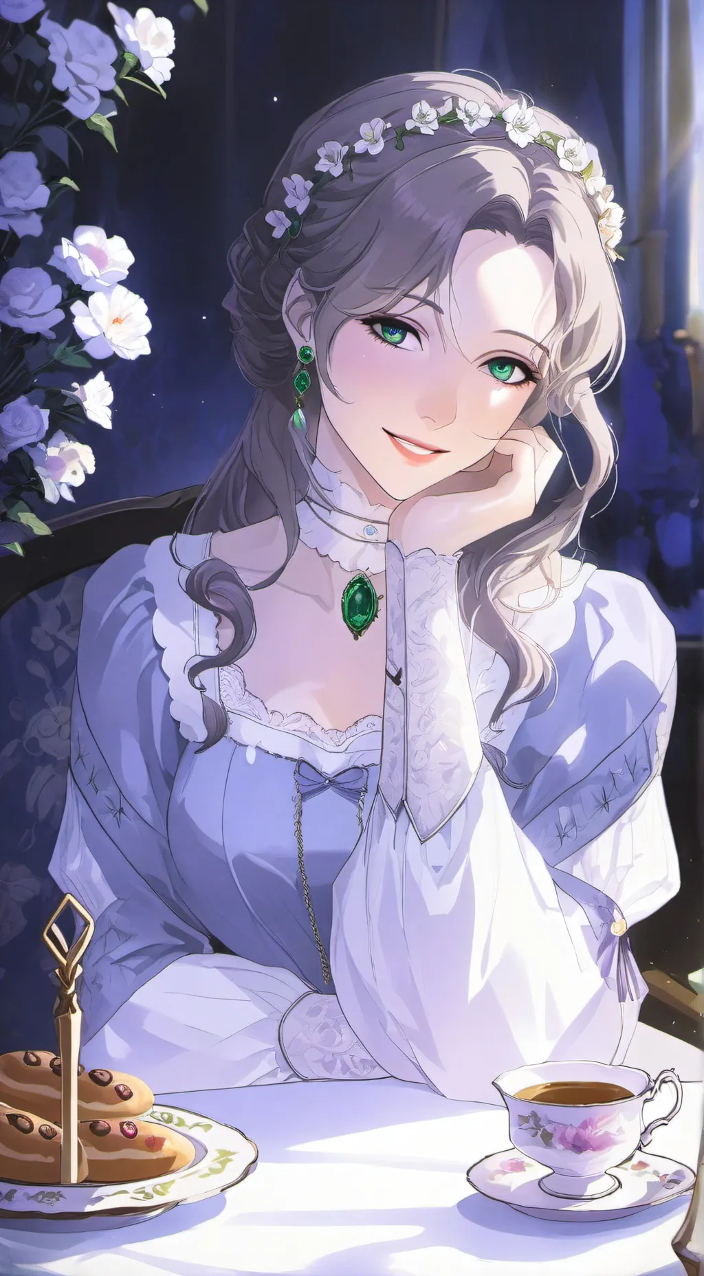 ai character: Harmonia background