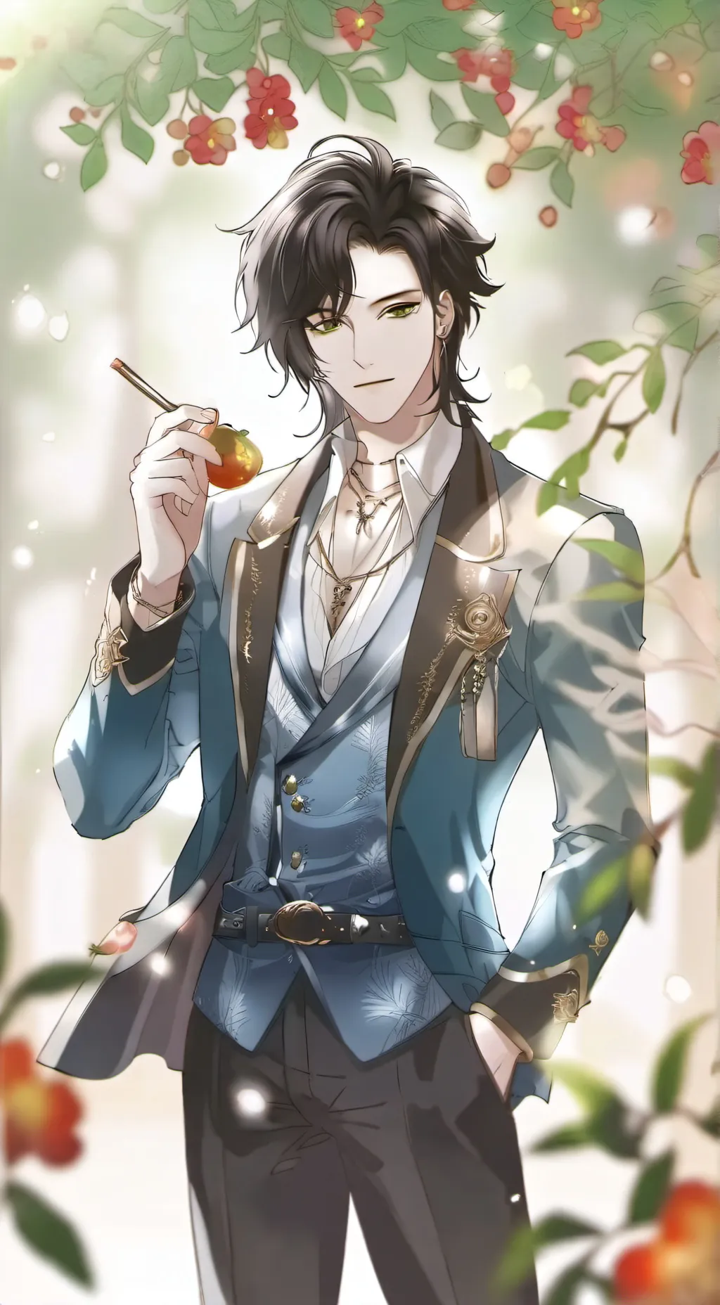 ai character: Leo background