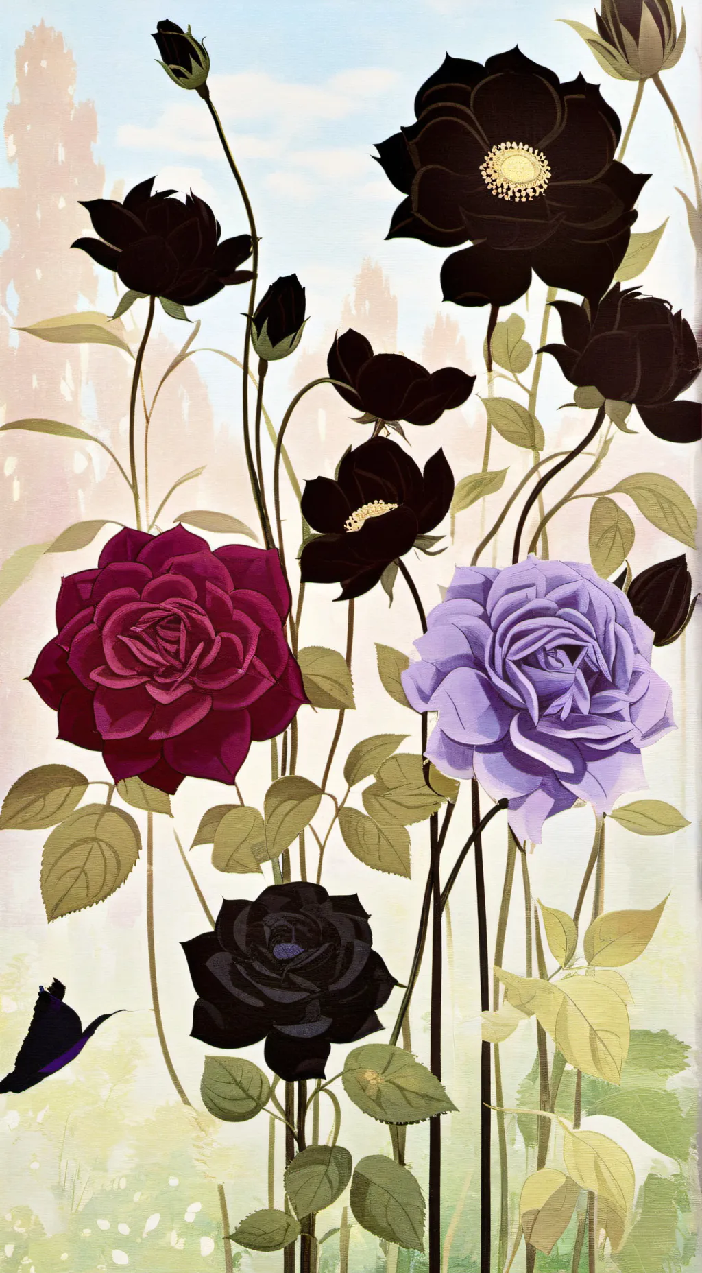 ai character: Mylo and Raymond  background