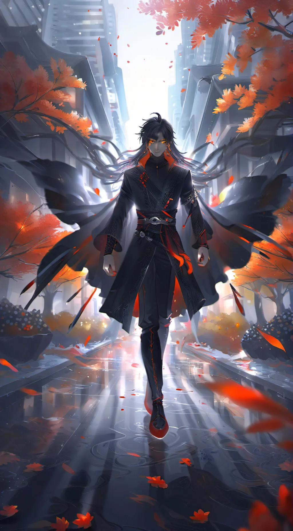 ai character: ￼ jujutsu Kaisen background